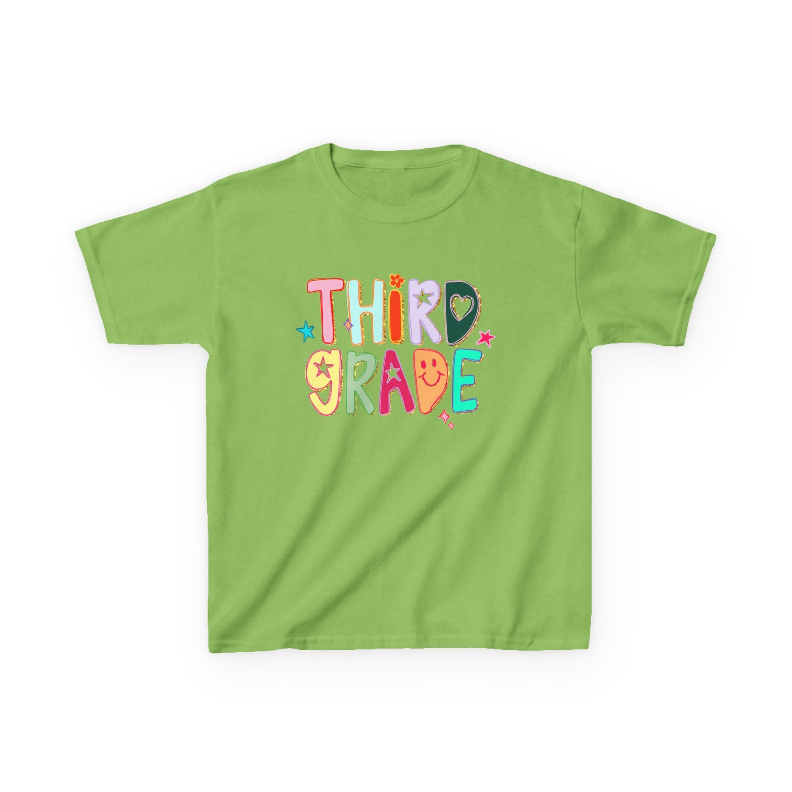 Third Grade Kids T-Shirt Cute & Colorful Back to School 3rd Grade Tee