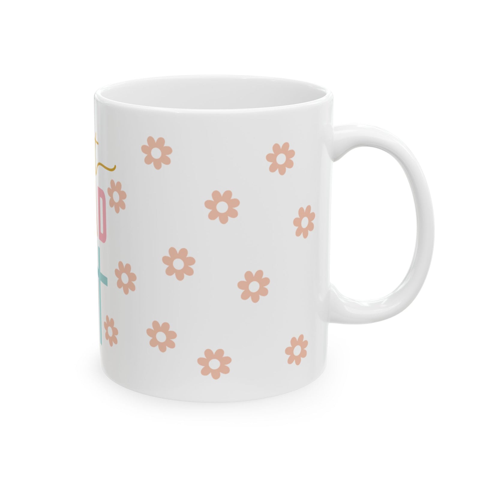 Spirit Lead Me Ceramic Mug — Inspirational Floral Christian Coffee Cup (11oz & 15oz) - Sydney So Sweet