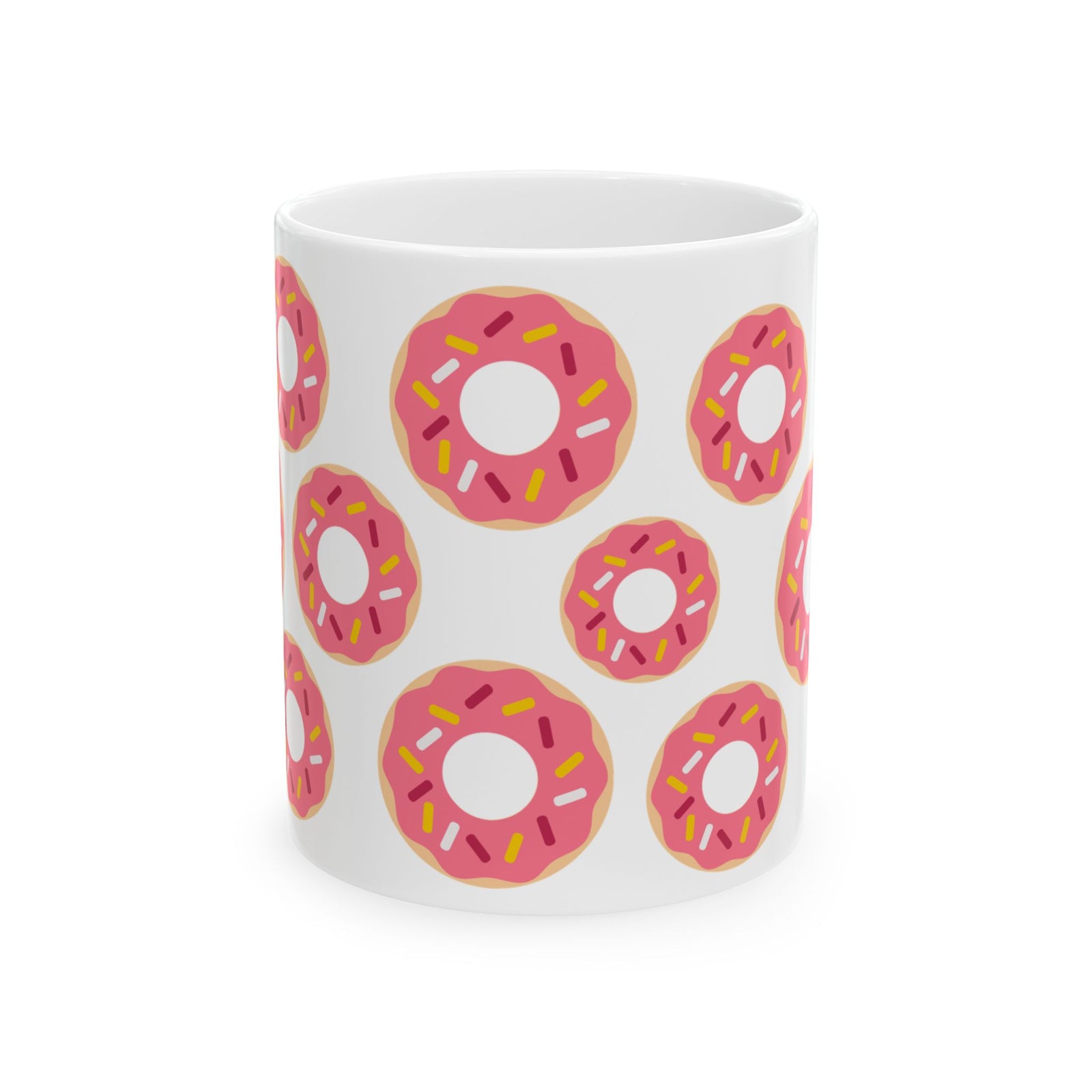 Donuts Cute Ceramic Mug Coffee Cup (11oz & 15oz)
