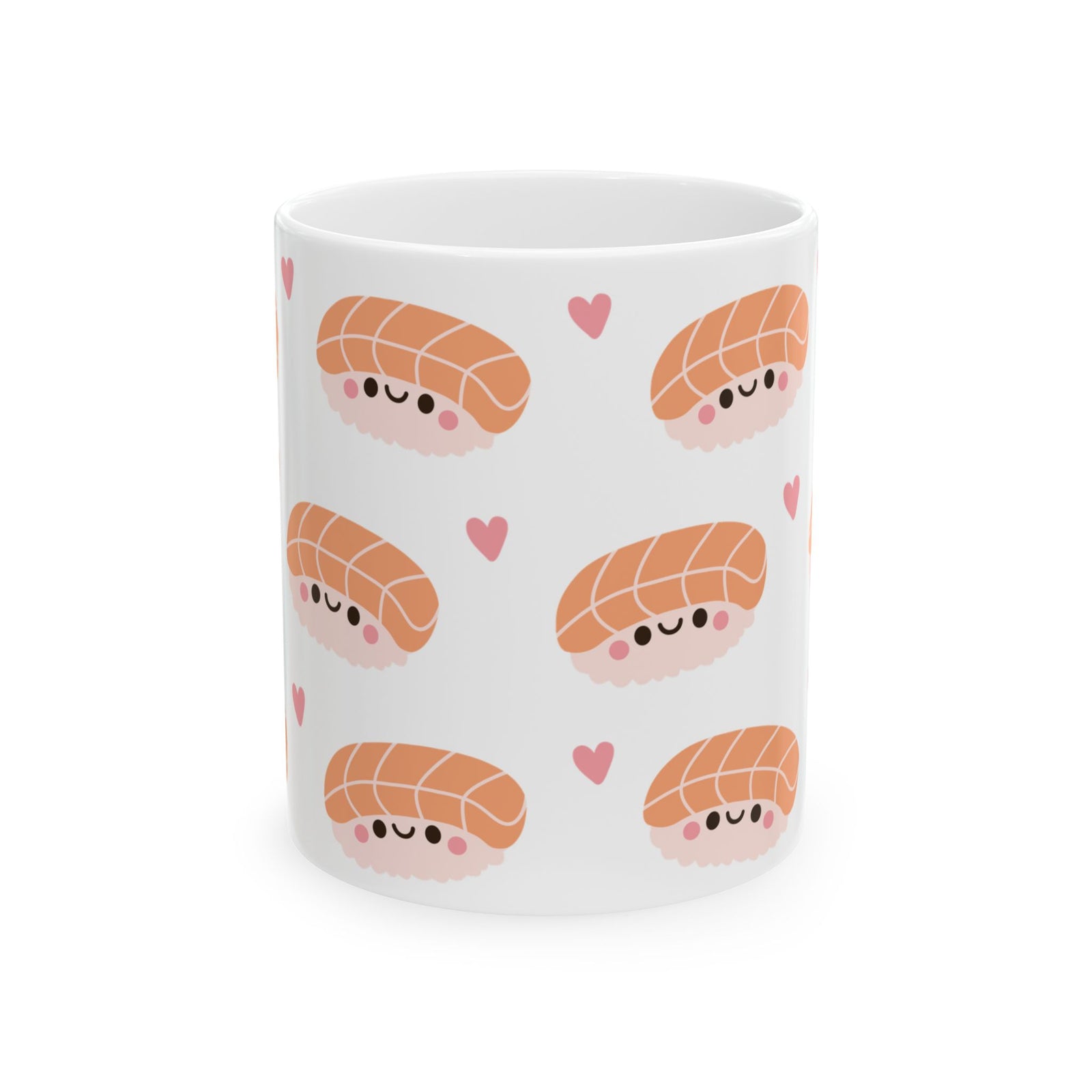 Kawaii Sushi Cute Ceramic Mug Coffee Cup (11oz & 15oz)