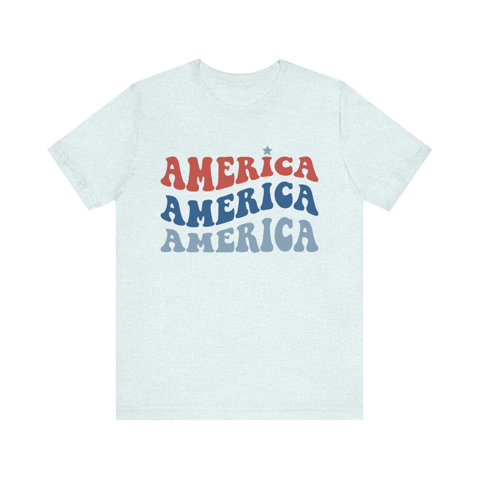 America America Retro Tee Patriotic 4th of July T-Shirt