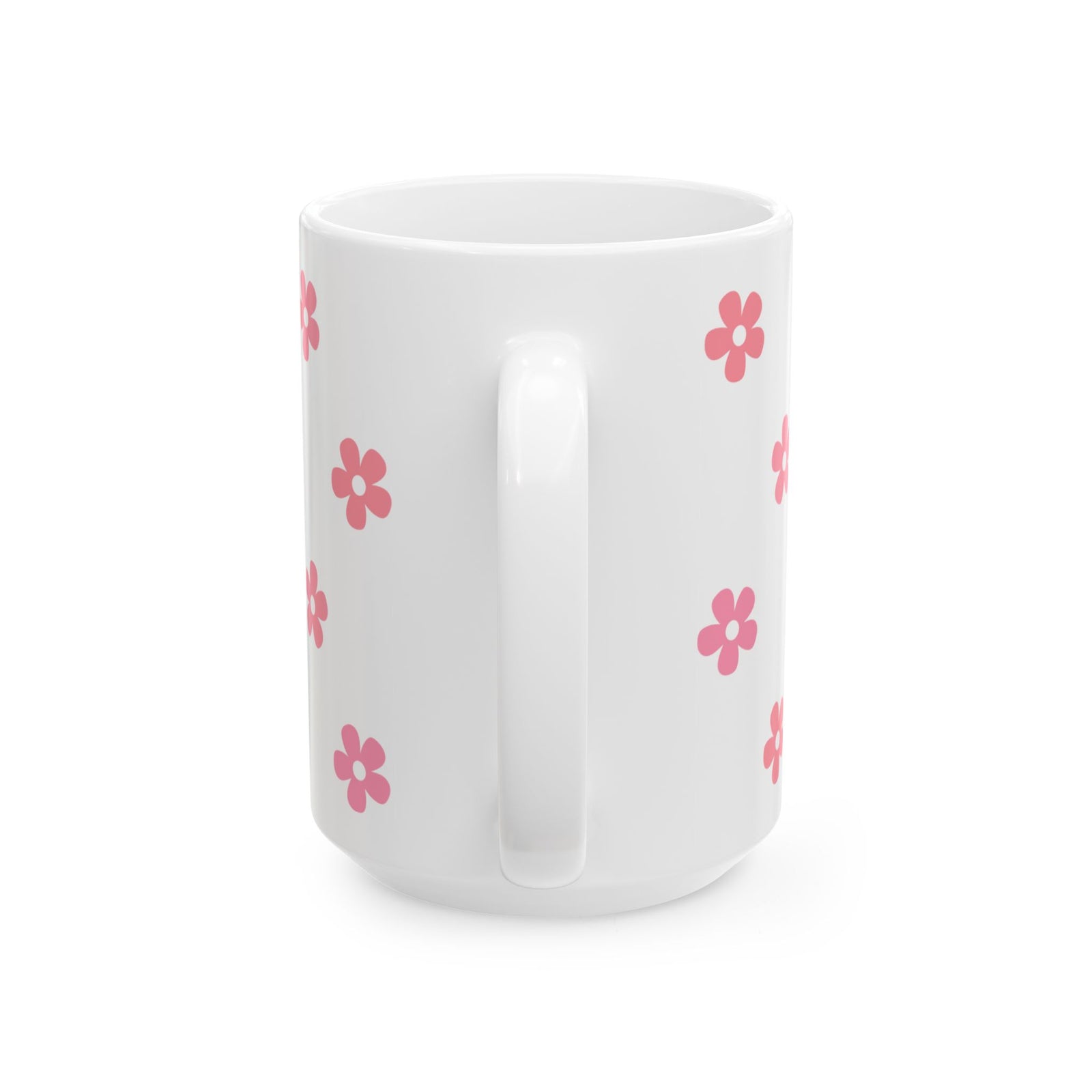 Love Like Jesus Ceramic Mug — Pink Floral Christian Coffee Cup (11oz & 15oz) - Sydney So Sweet