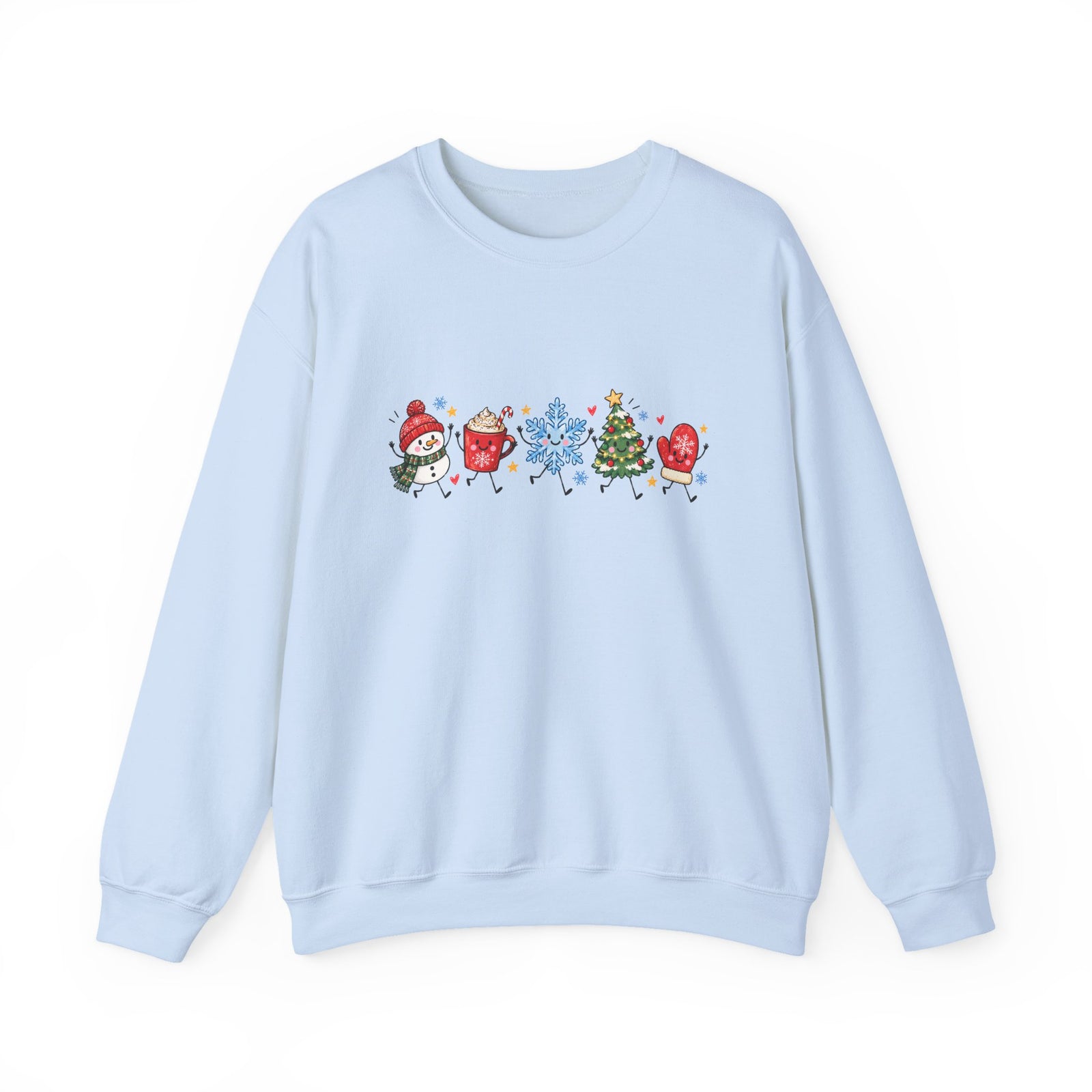 Winter Doodles Christmas Crewneck Women's Sweatshirt