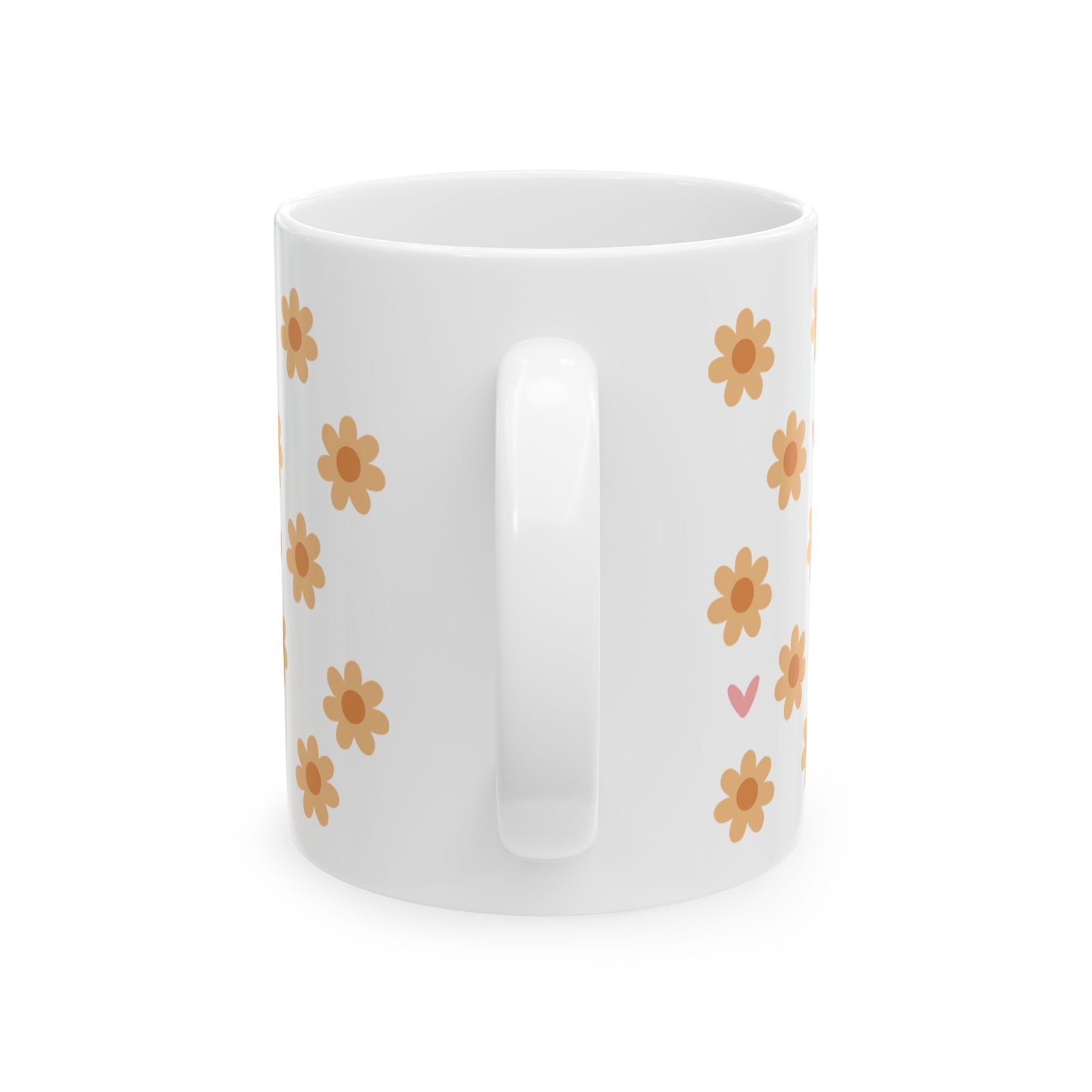 She Is Strong Ceramic Mug — Proverbs 31:25 Yellow Floral Inspirational Coffee Cup - Sydney So Sweet