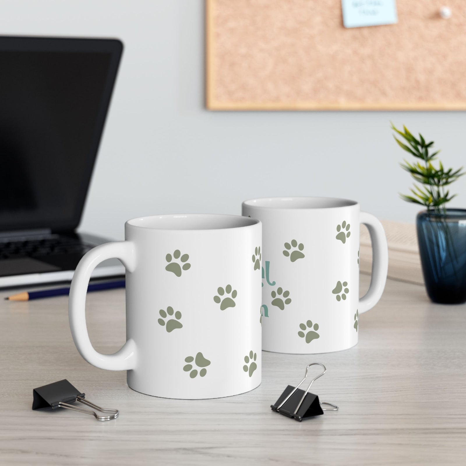 Anti Social Dog Mom Cute Ceramic Mug Coffee Cup (11oz & 15oz) - Sydney So Sweet