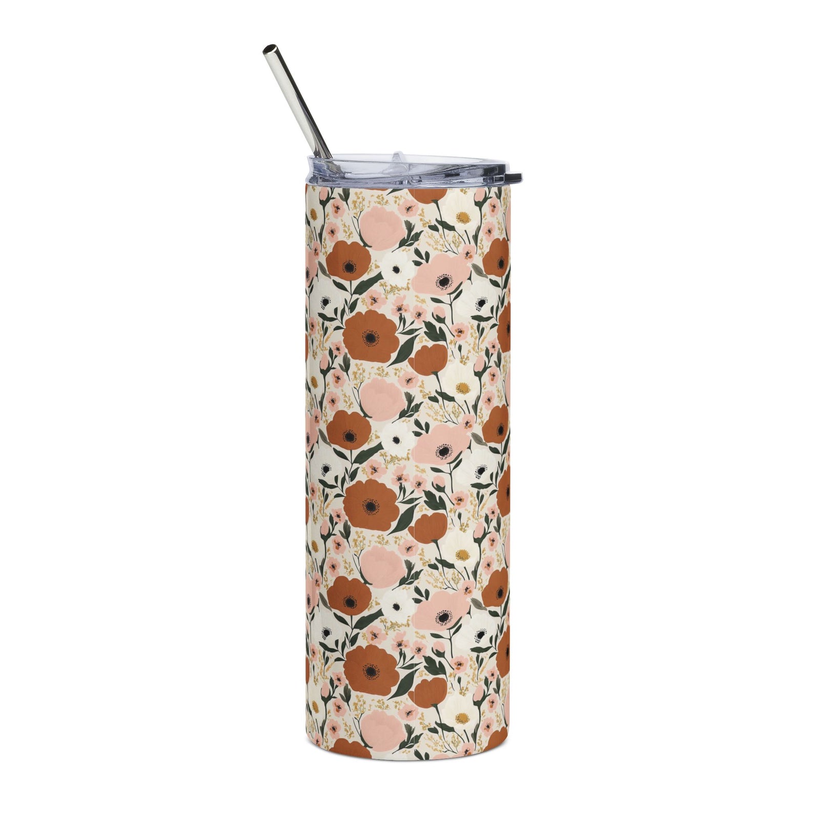 Such a Time as This 20oz Floral Cowgirl Stainless Steel Tumbler Travel Cup