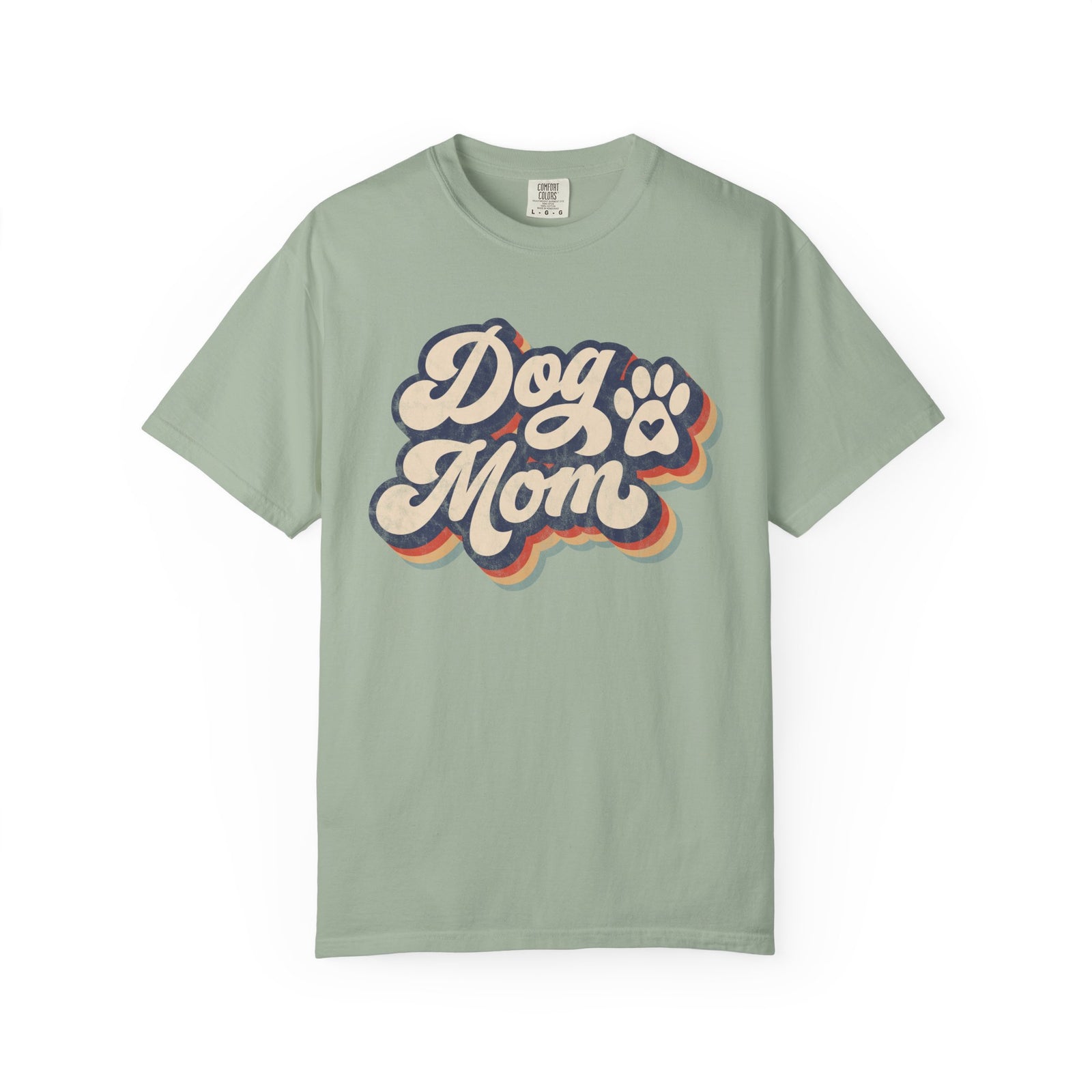 Retro Distressed Dog Mom T-Shirt Cute Dog Lover Tee