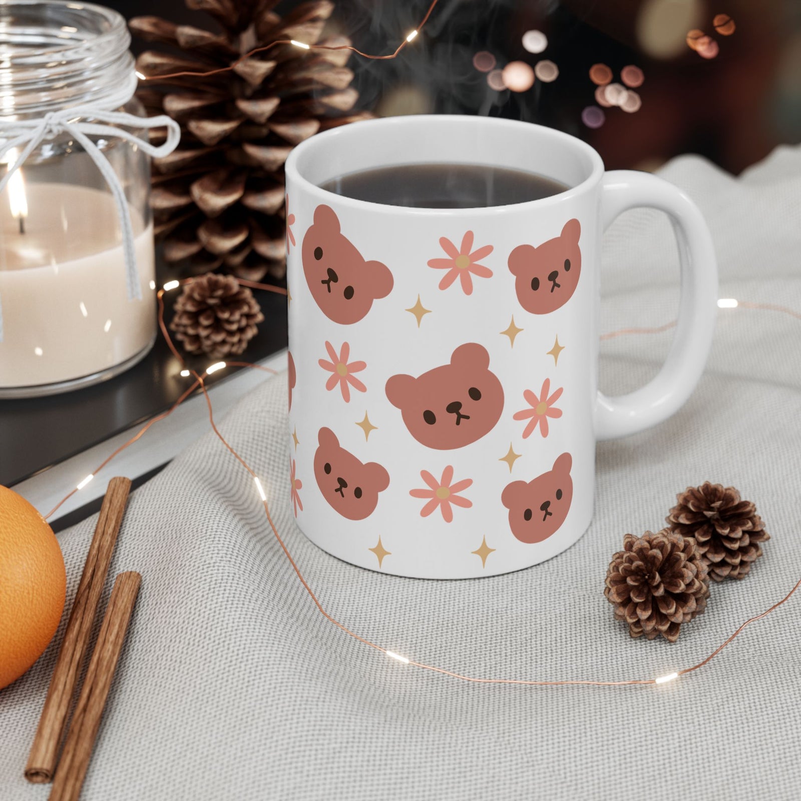 Beary Cute Mug Coffee Cup (11oz & 15oz) - Sydney So Sweet