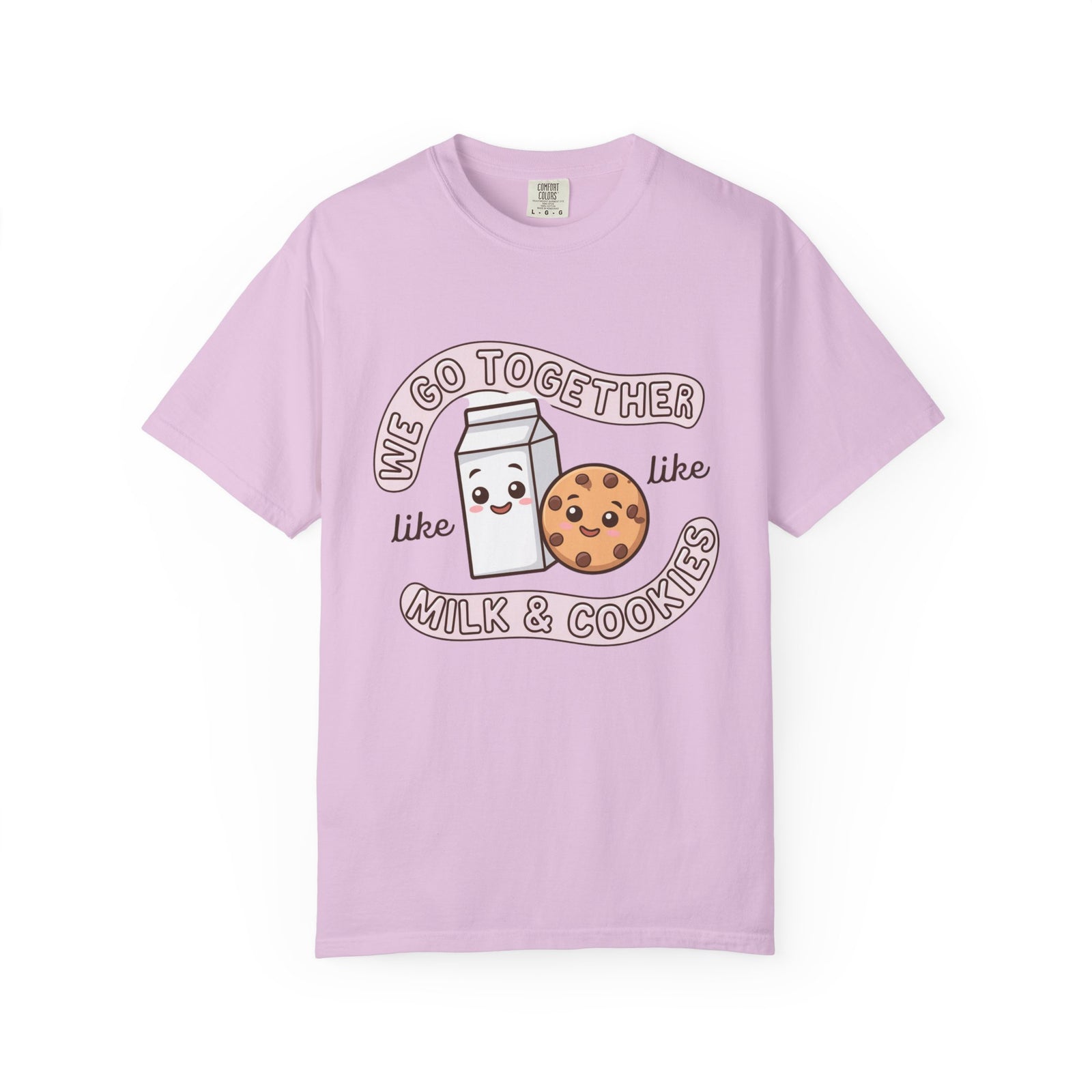 We Go Together Like Milk & Cookies Graphic T-Shirt Unisex Short Sleeve Tee - Sydney So Sweet