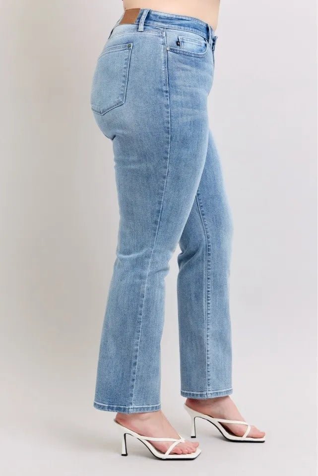 Judy Blue Plus Size High Waist Dad Jeans - Sydney So Sweet