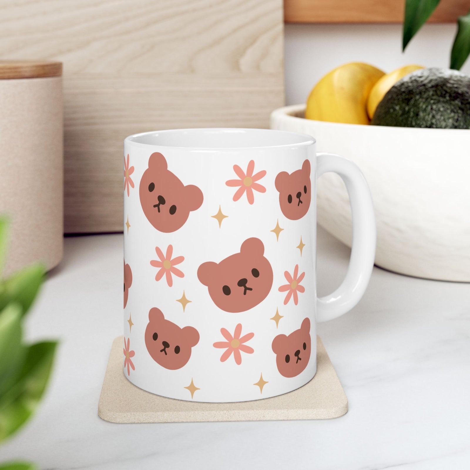 Beary Cute Mug Coffee Cup (11oz & 15oz) - Sydney So Sweet