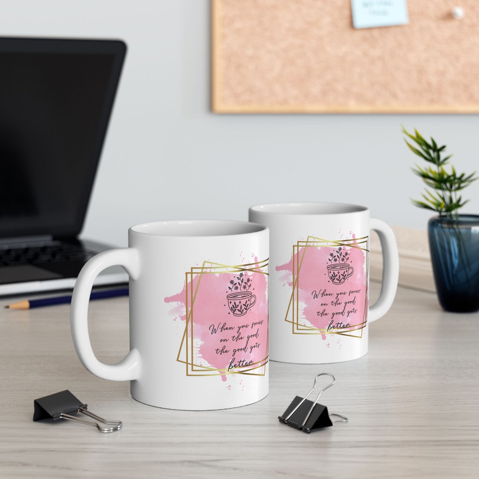 Focus on the Good Inspirational Mug Coffee Cup (11oz & 15oz) - Sydney So Sweet