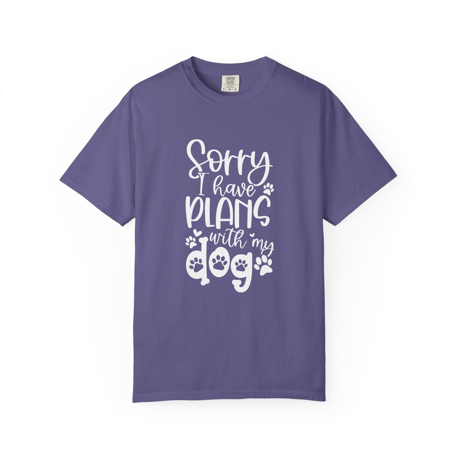 Sorry I Have Plans with My Dog T-Shirt Dog Mom Graphic Tee