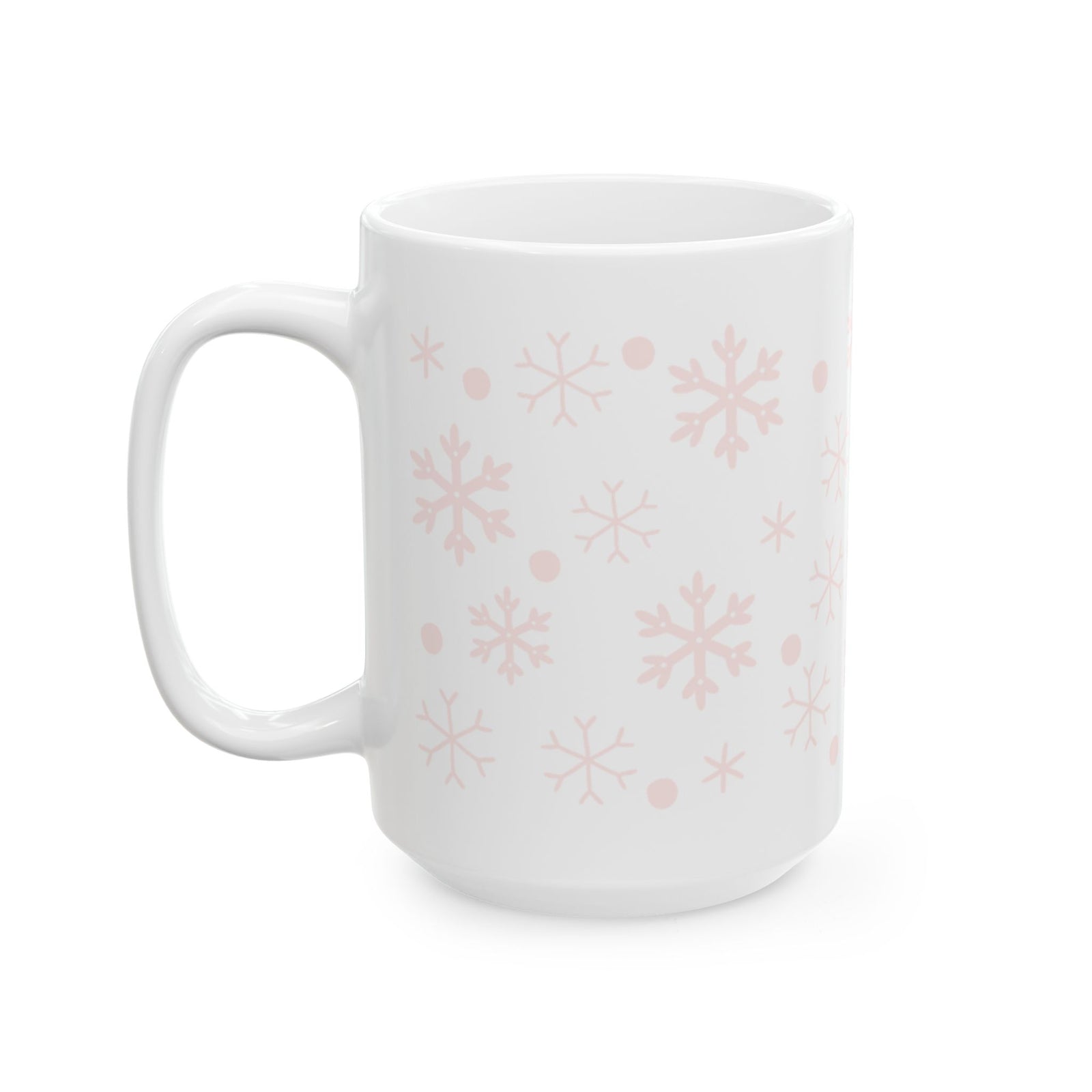 Winter Wonder Snowflakes Ceramic Mug Coffee Cup (11oz & 15oz)