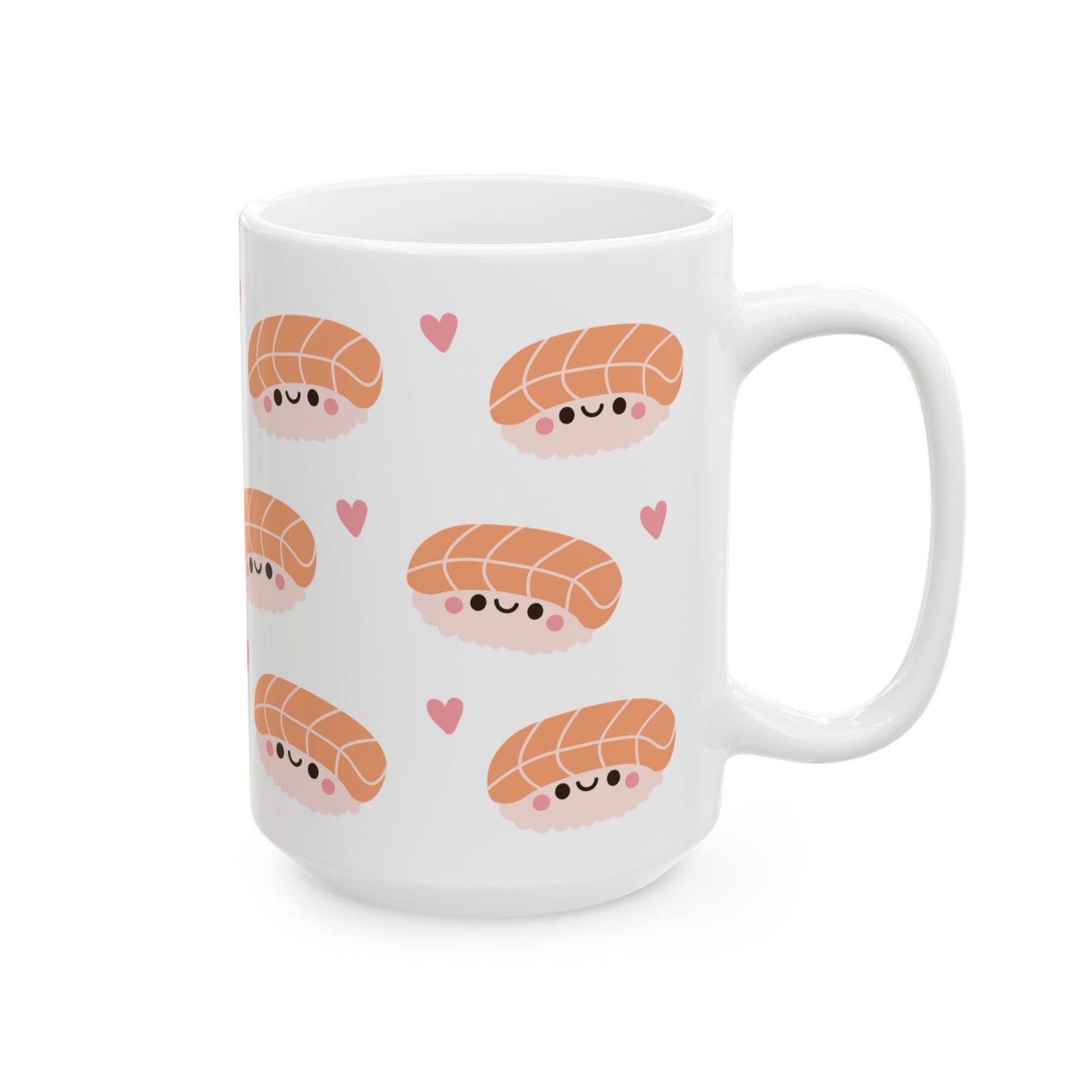 Kawaii Sushi Cute Ceramic Mug Coffee Cup (11oz & 15oz)