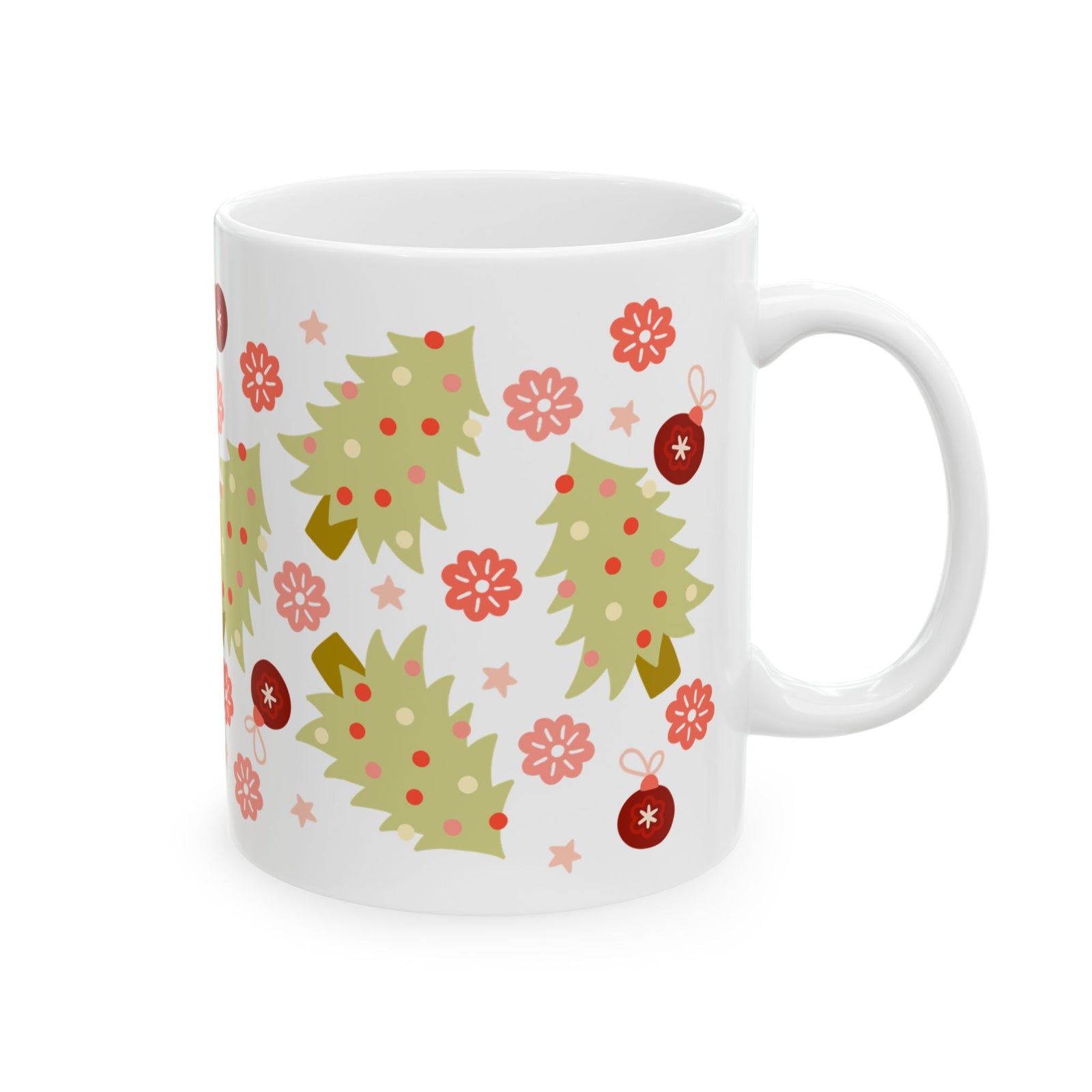 90's Christmas Ceramic Mug Coffee Cup (11oz & 15oz)