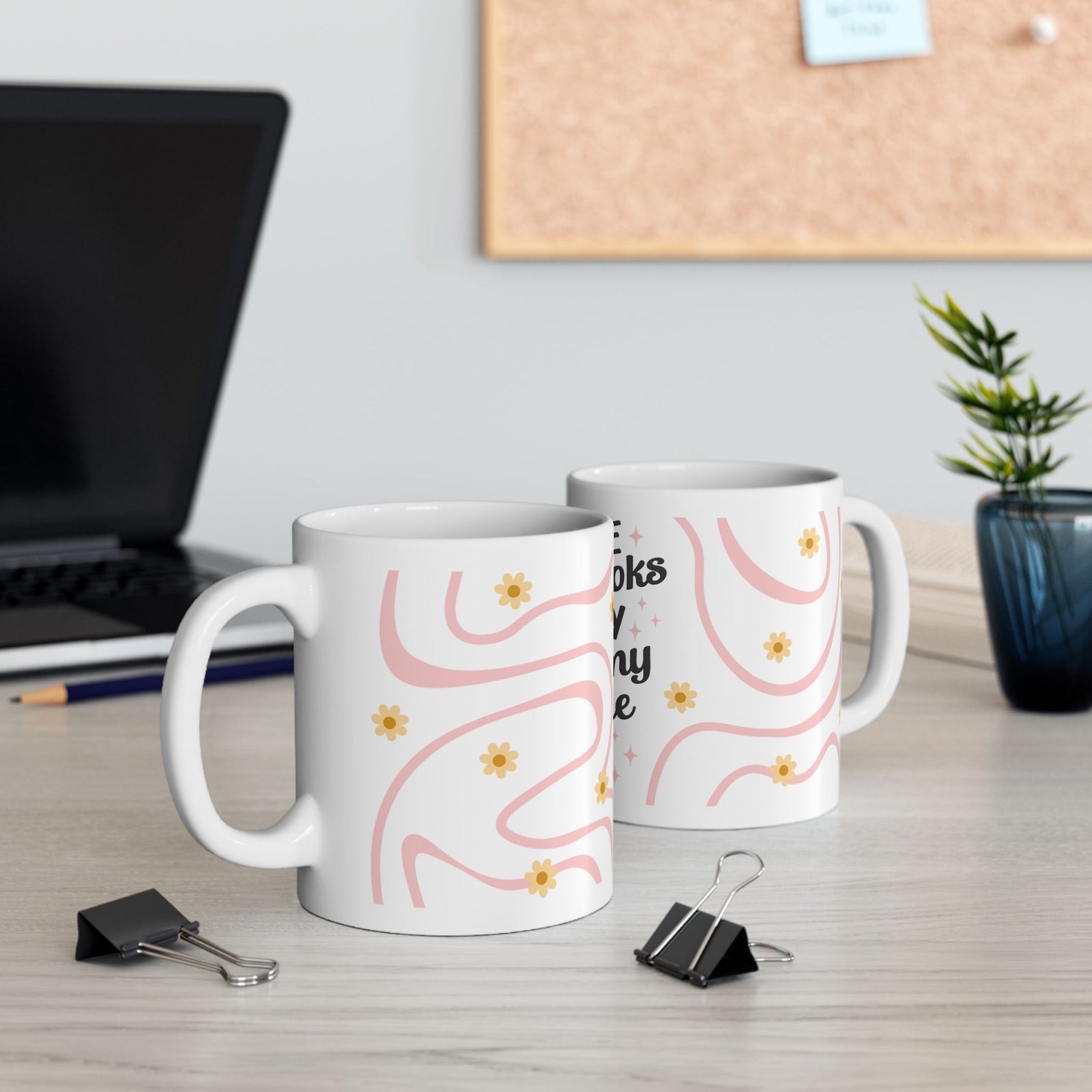 Books Spicy Coffee Icy Cute Ceramic Mug Coffee Cup (11oz & 15oz)