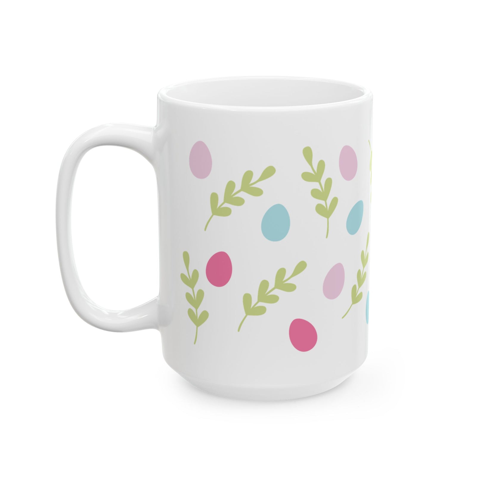 Egg Hunt Cute Ceramic Mug Coffee Cup (11oz & 15oz)