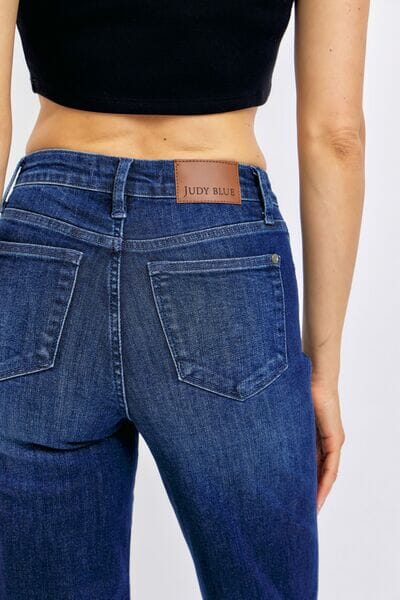 Judy Blue Full Size Tummy Control Straight Jeans Plus Size - Sydney So Sweet
