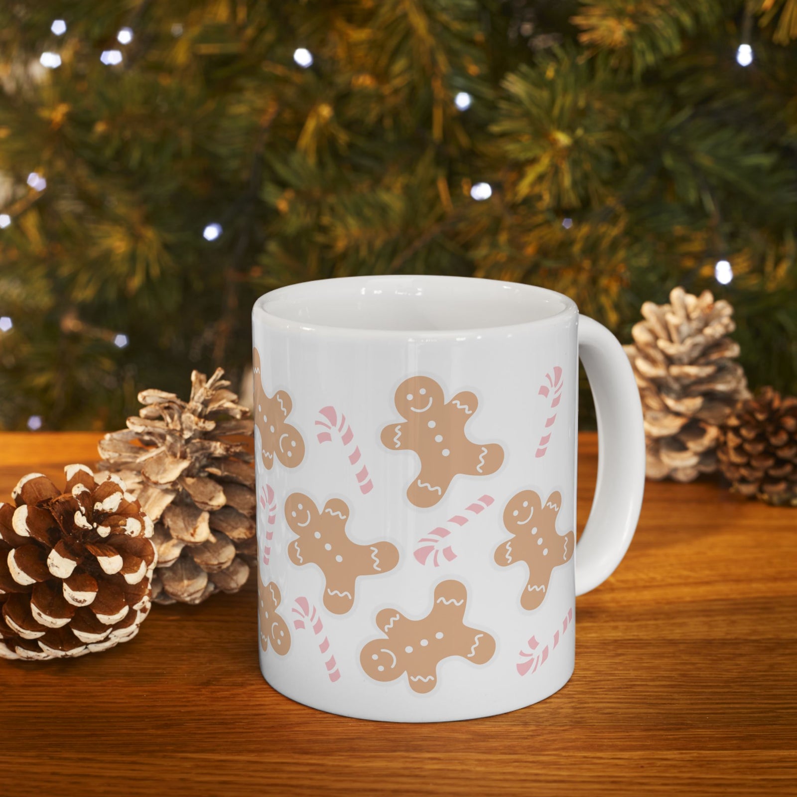 Sugar & Spice Christmas Treats Ceramic Mug Coffee Cup (11oz & 15oz)