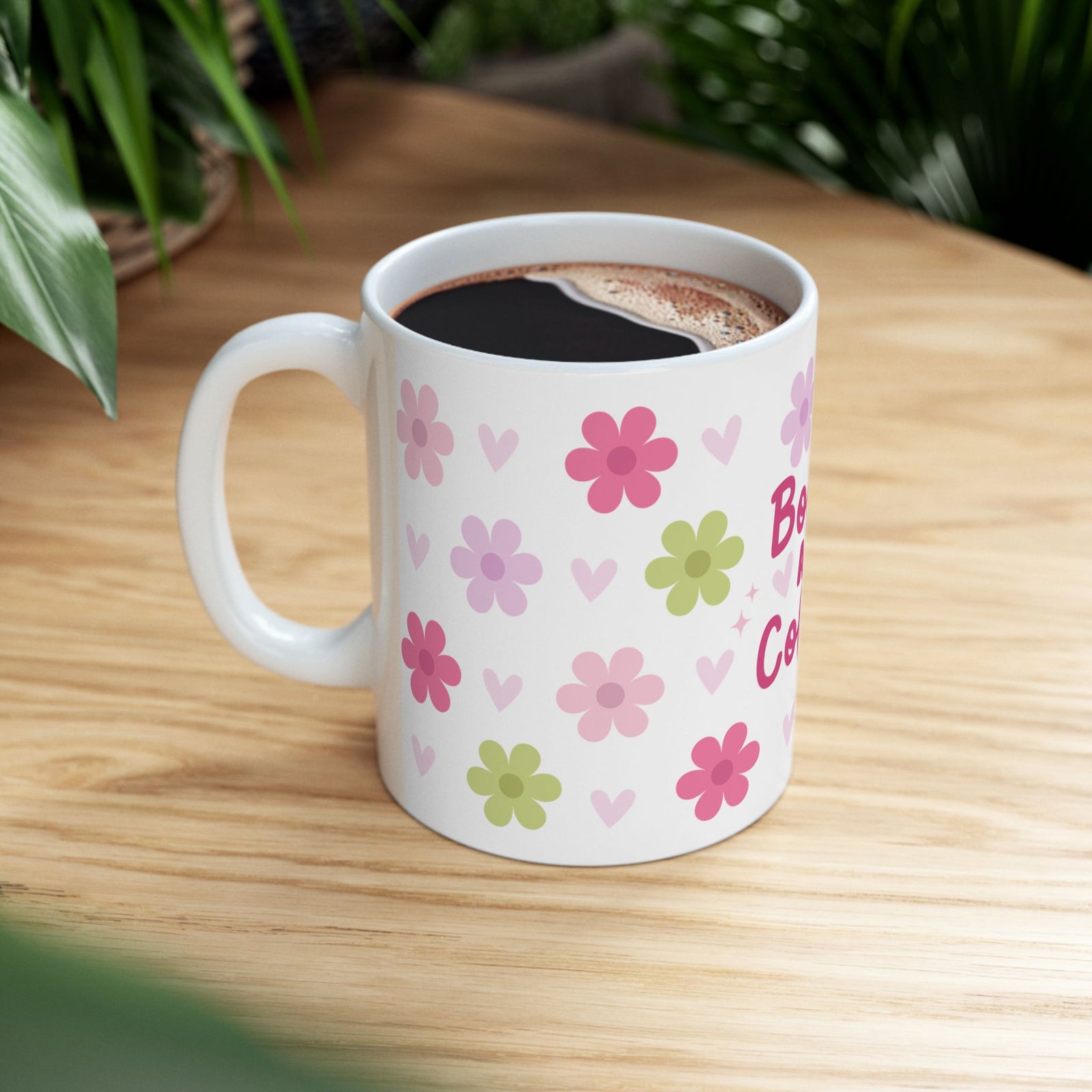 Books and Coffee Cute Ceramic Mug Coffee Cup (11oz & 15oz) - Sydney So Sweet