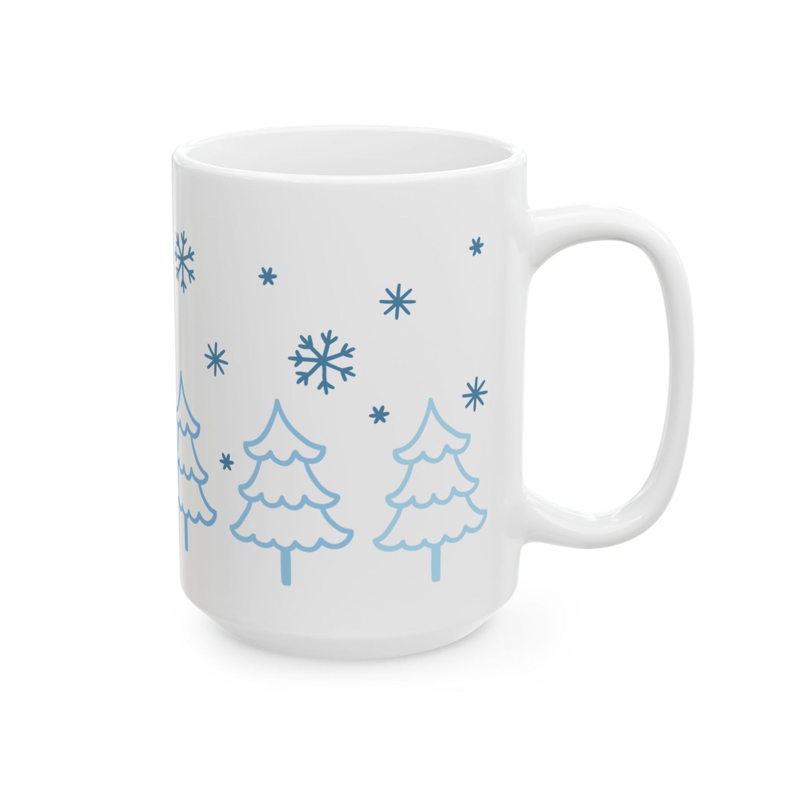 Snow Day Winter Christmas Ceramic Mug Coffee Cup (11oz & 15oz)
