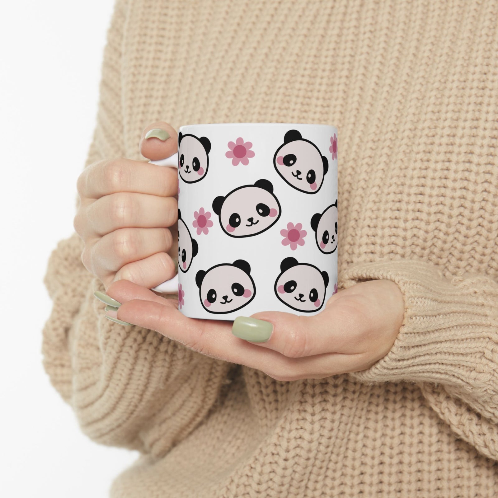 Panda Blossom Cute Kawaii Ceramic Mug Coffee Cup (11oz & 15oz) - Sydney So Sweet