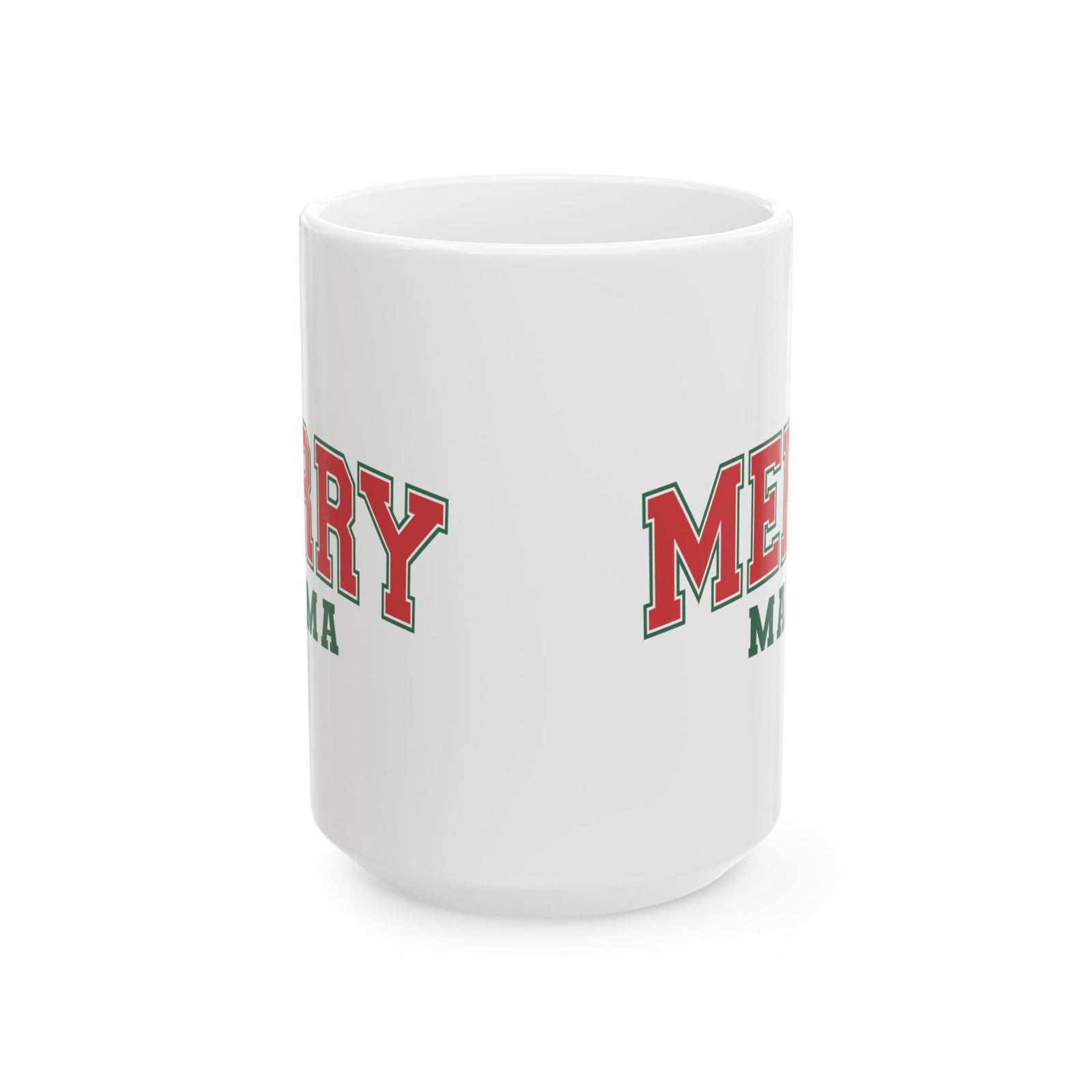 Merry Mama Christmas Mug – Holiday Ceramic Coffee Cup - Sydney So Sweet