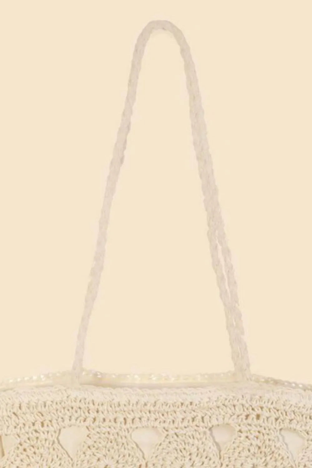 Fame Square Braided Pattern Tote Bag - Sydney So Sweet