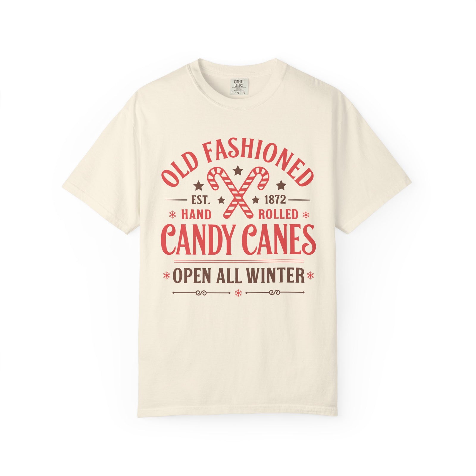 Old Fashioned Candy Canes Holiday Tee Vintage Charm Unisex Christmas T-Shirt - Sydney So Sweet