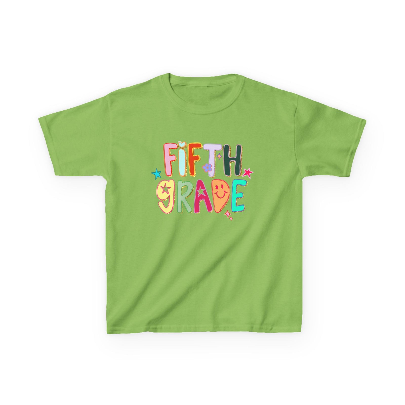 Fifth Grade Kids T-Shirt Cute & Colorful Back to School 5th Grade Tee