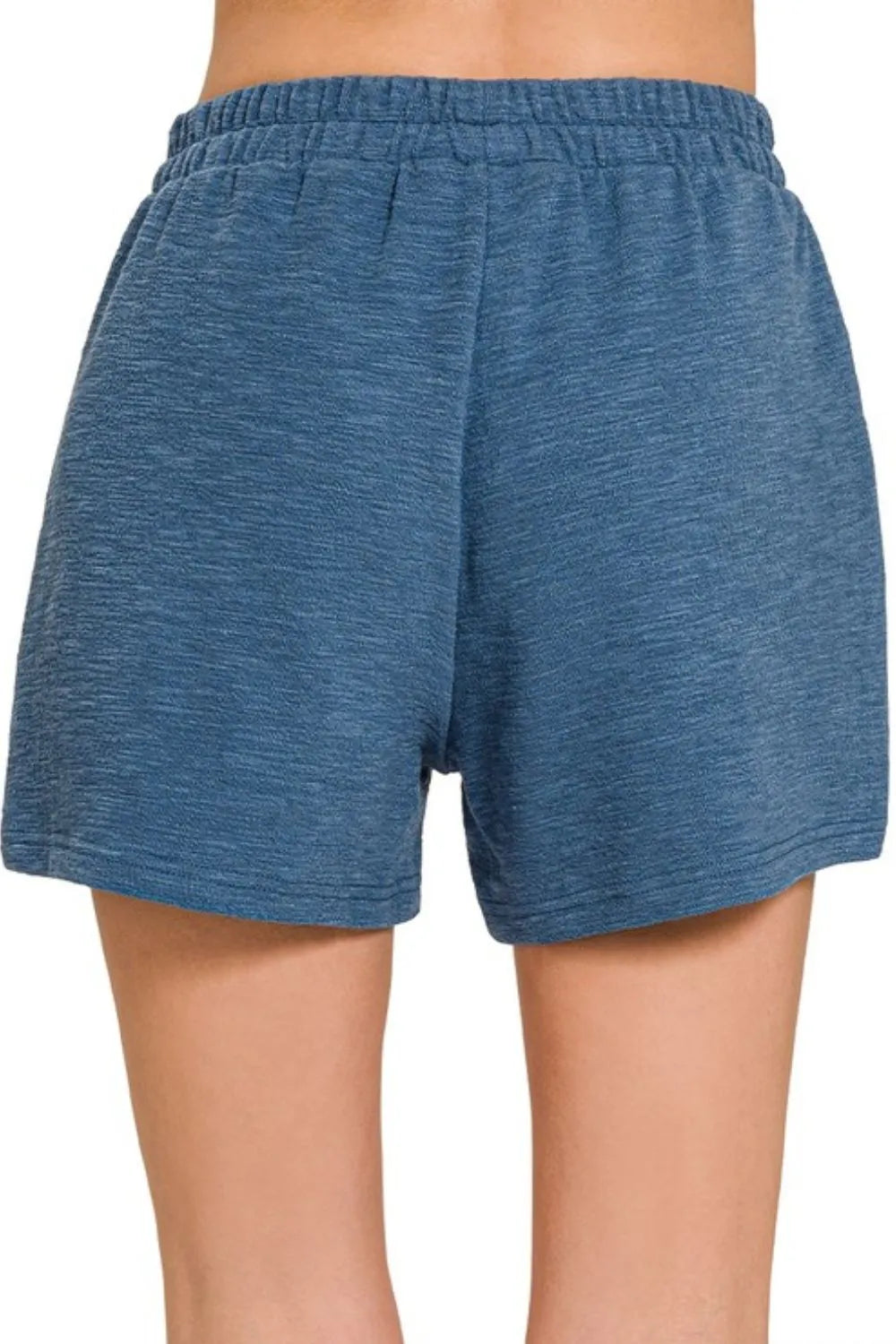 Zenana Cotton Slub Shorts - Sydney So Sweet