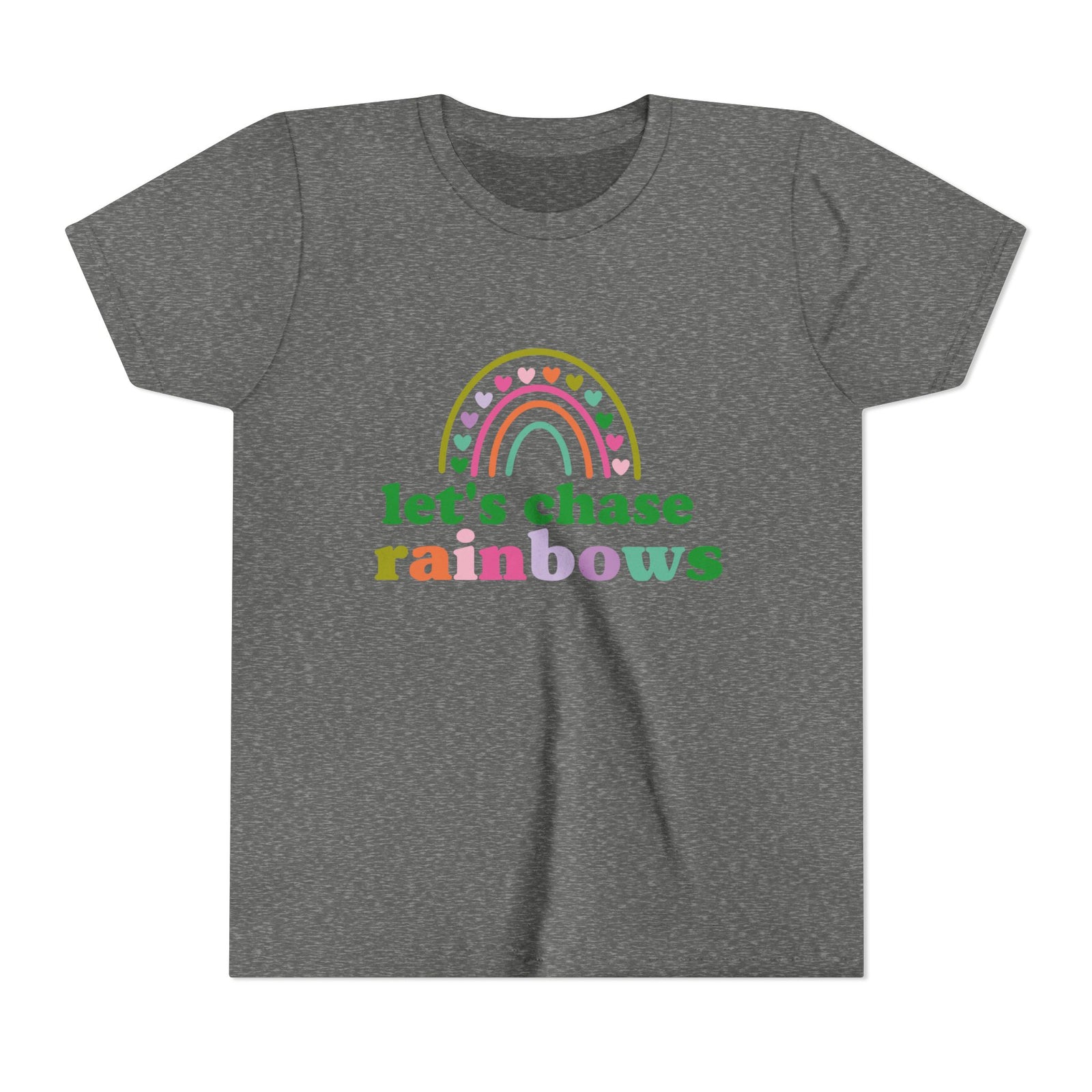 Let’s Chase Rainbows Youth Tee Cute St. Patrick's Day Kids T-Shirt