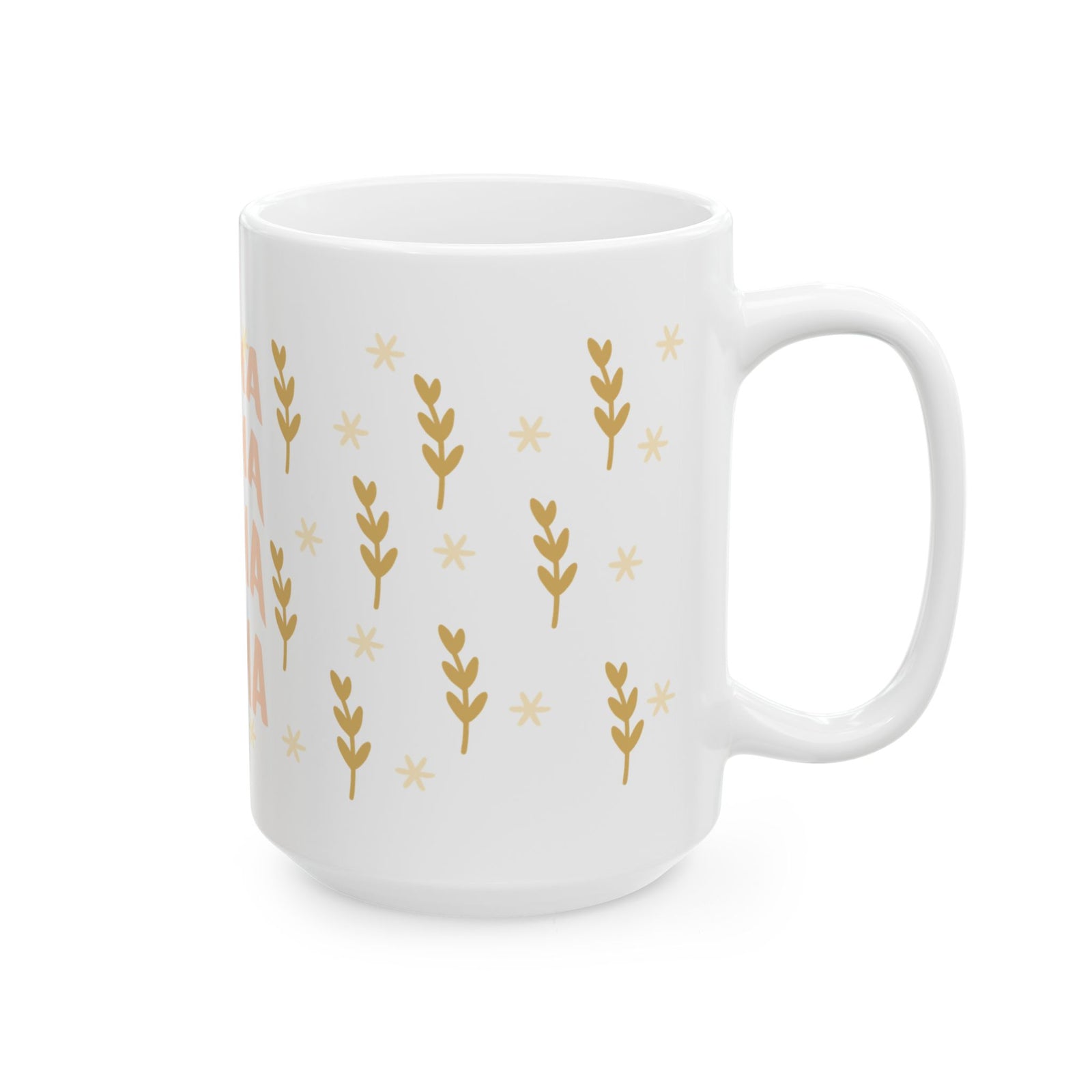 Boho Mama Cute Ceramic Mug Coffee Cup (11oz & 15oz)