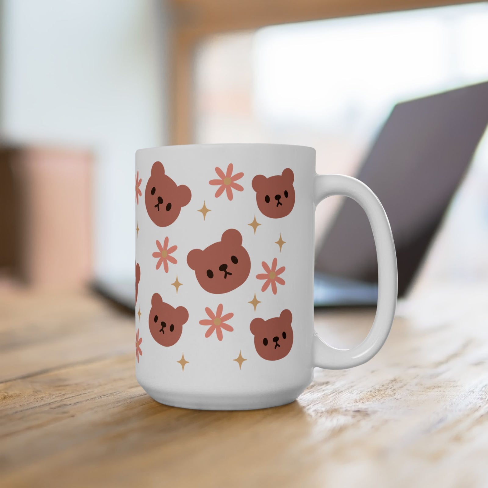 Beary Cute Mug Coffee Cup (11oz & 15oz) - Sydney So Sweet