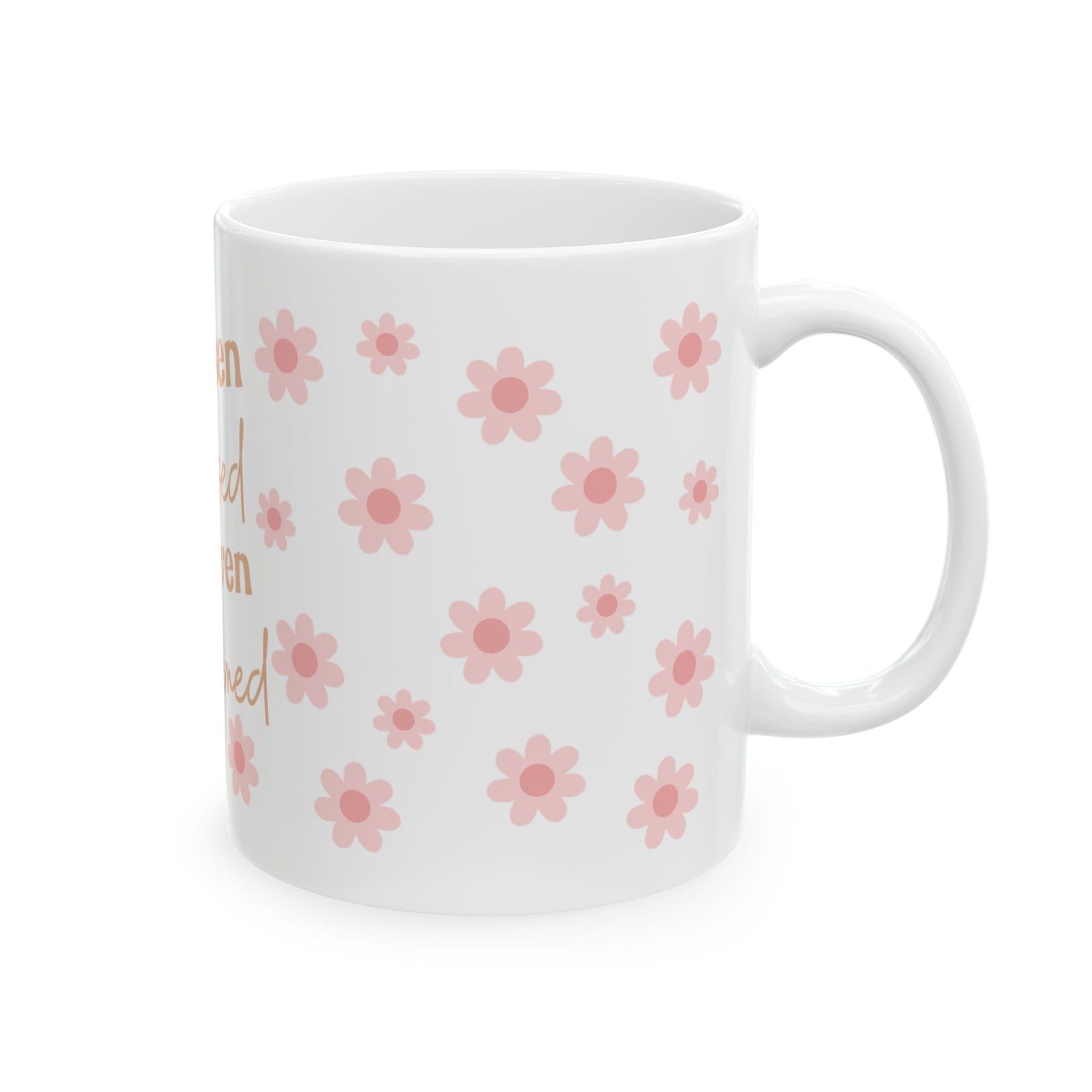 Chosen Blessed Forgiven Redeemed Cute Ceramic Mug Coffee Cup (11oz & 15oz)