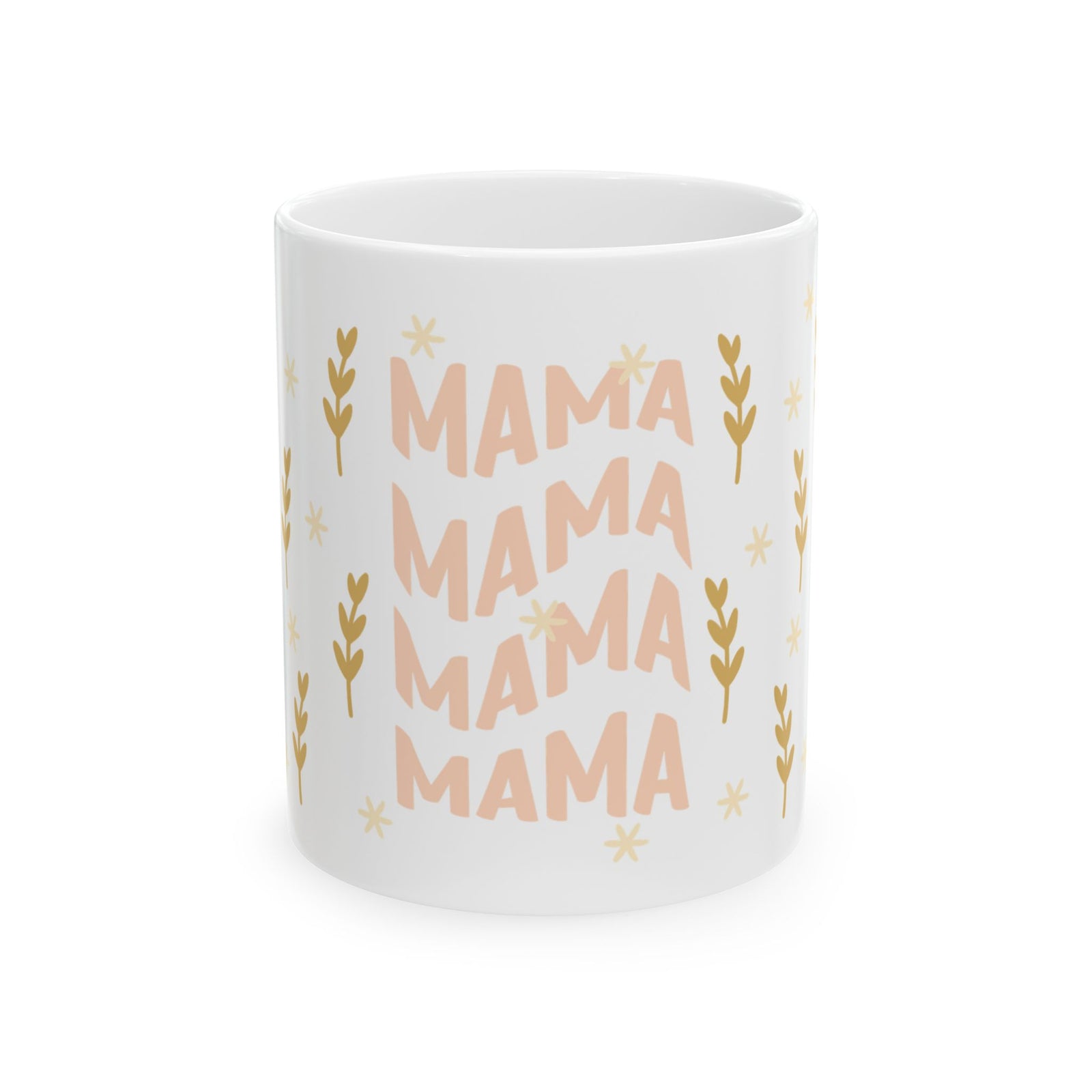 Boho Mama Cute Ceramic Mug Coffee Cup (11oz & 15oz)