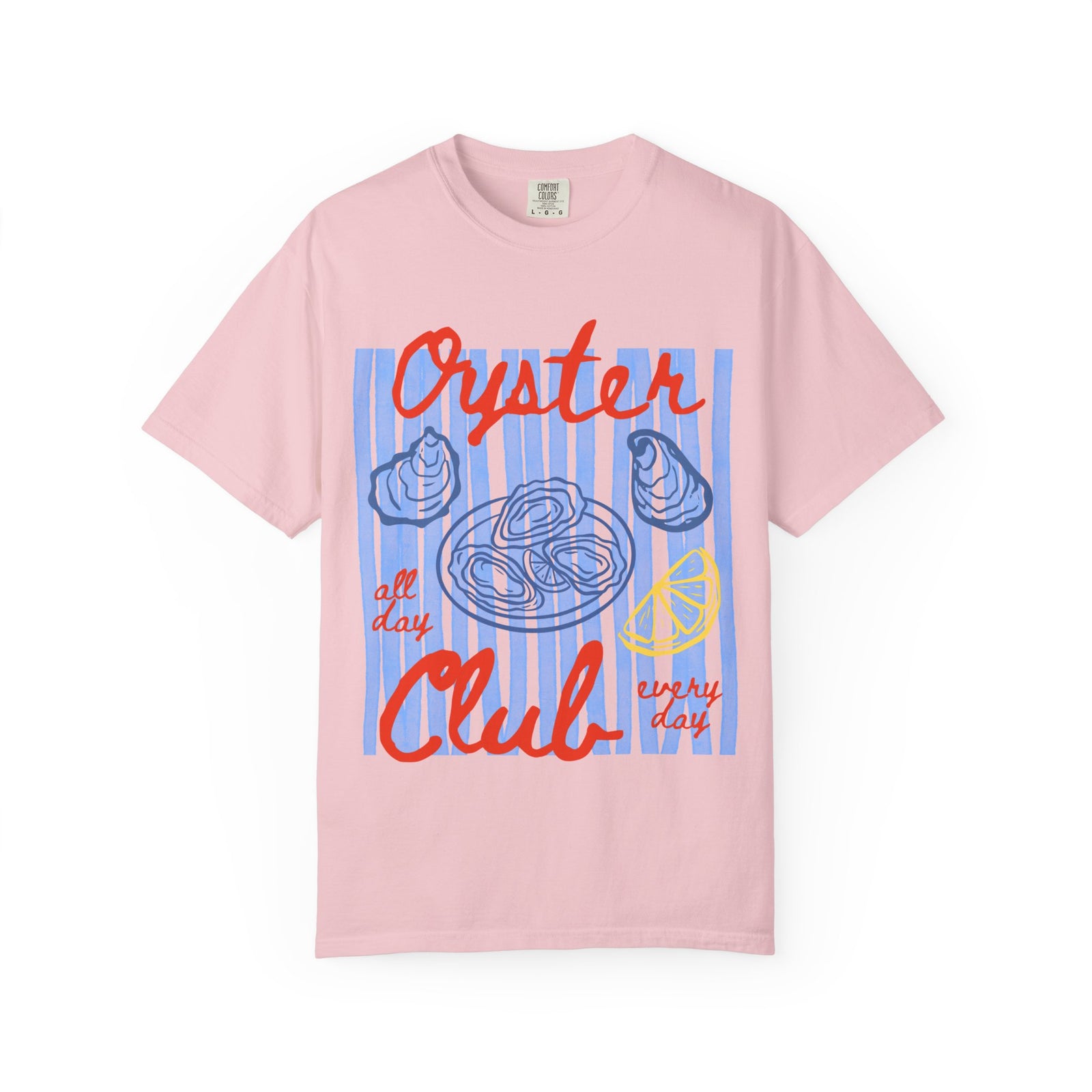Oyster Club T-Shirt Vintage Seafood Graphic Tee