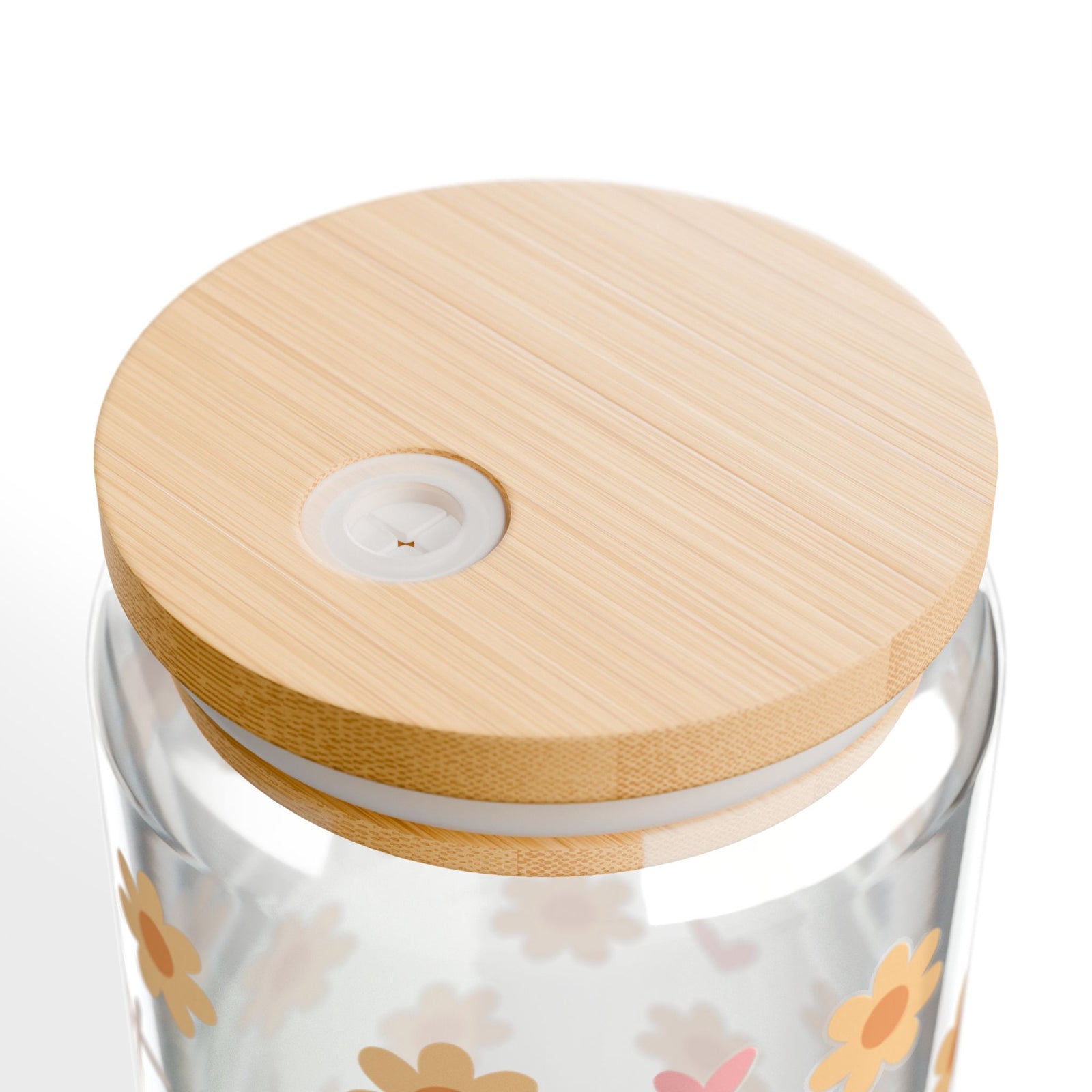 She Is Strong 16 Yellow Floral Proverbs 31:25 Christian Tumbler Sipper Glass 16oz — Reusable Drink Jar with Lid & Straw - Sydney So Sweet