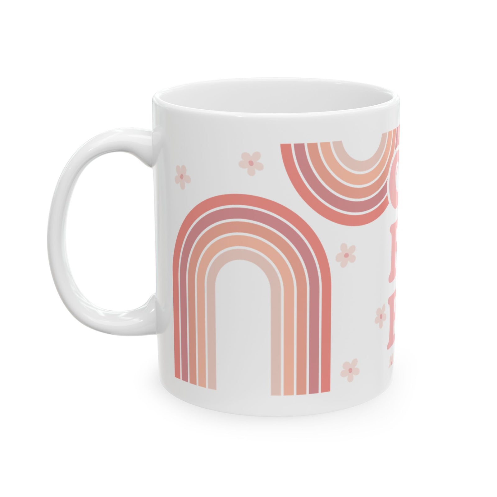 Boho Coffee Cute Ceramic Mug Coffee Cup (11oz & 15oz)