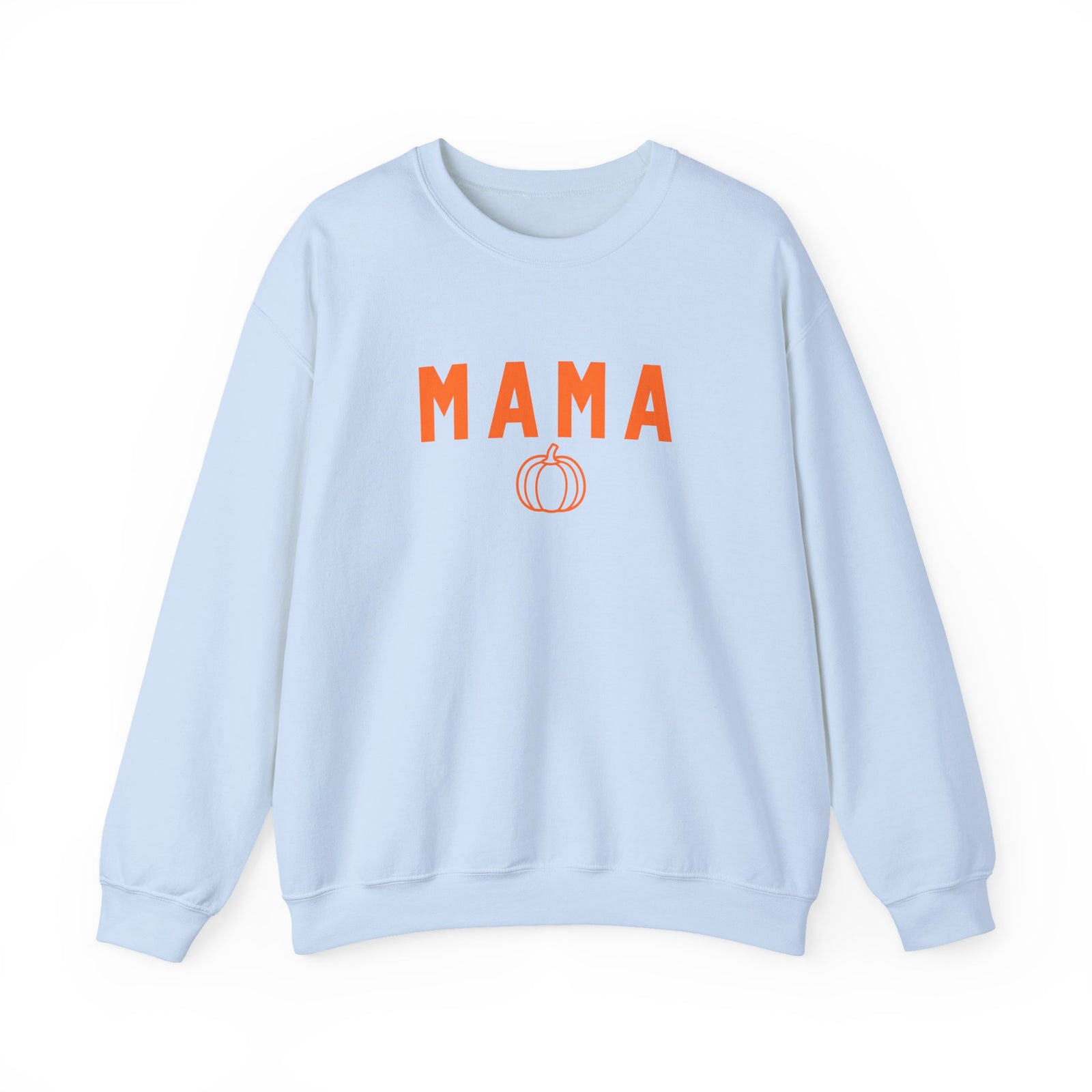 Mama Pumpkin Crewneck Sweatshirt Fall Mom Autumn Pullover