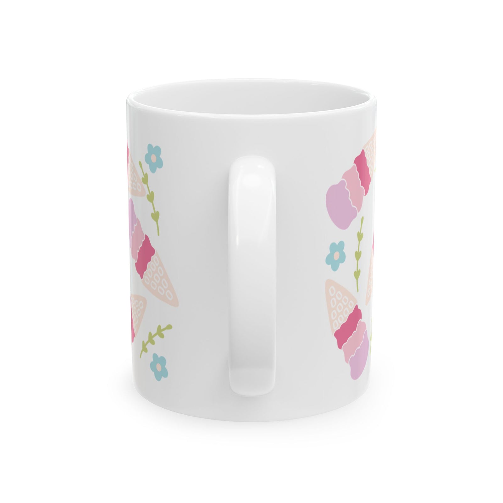 Ice Cream Cones Cute Ceramic Mug Coffee Cup (11oz & 15oz)