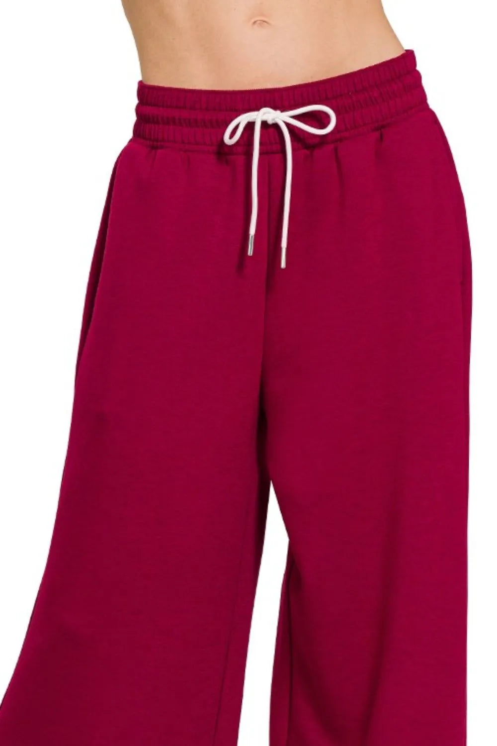 Zenana Scuba Drawstring Pants - Sydney So Sweet