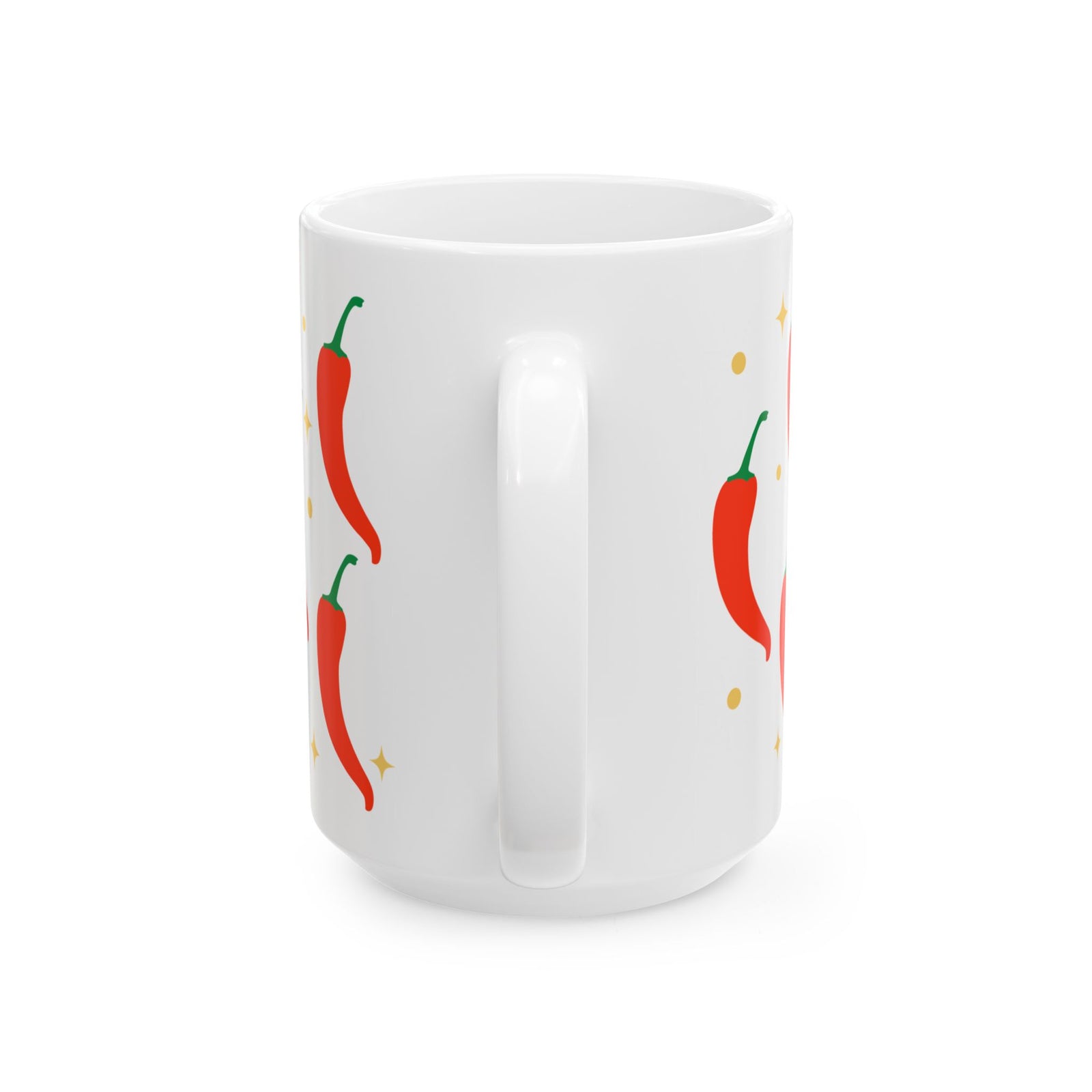 Spicy Chili Pepper Cute Ceramic Mug Coffee Cup (11oz & 15oz)