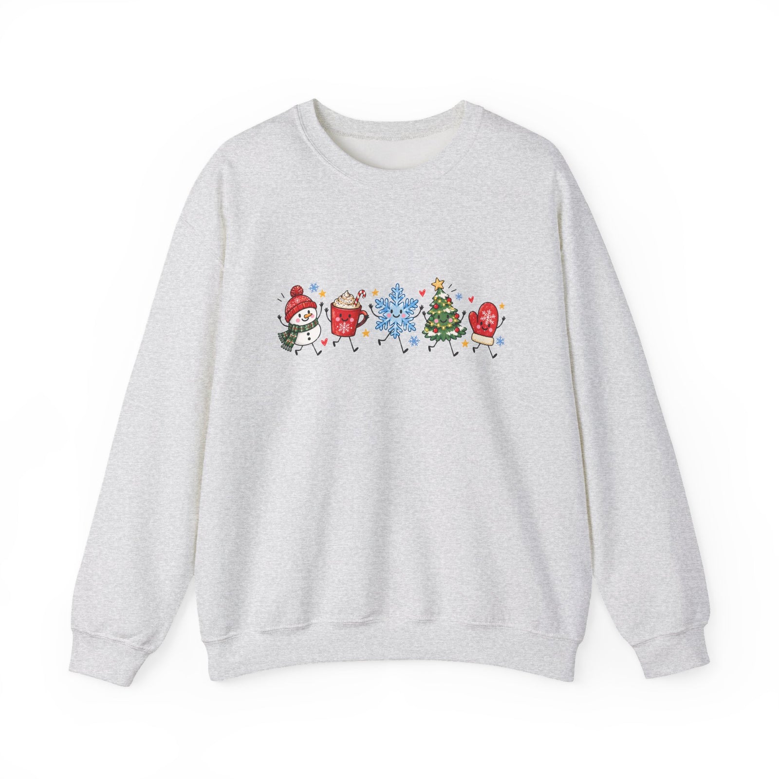 Winter Doodles Christmas Crewneck Women's Sweatshirt