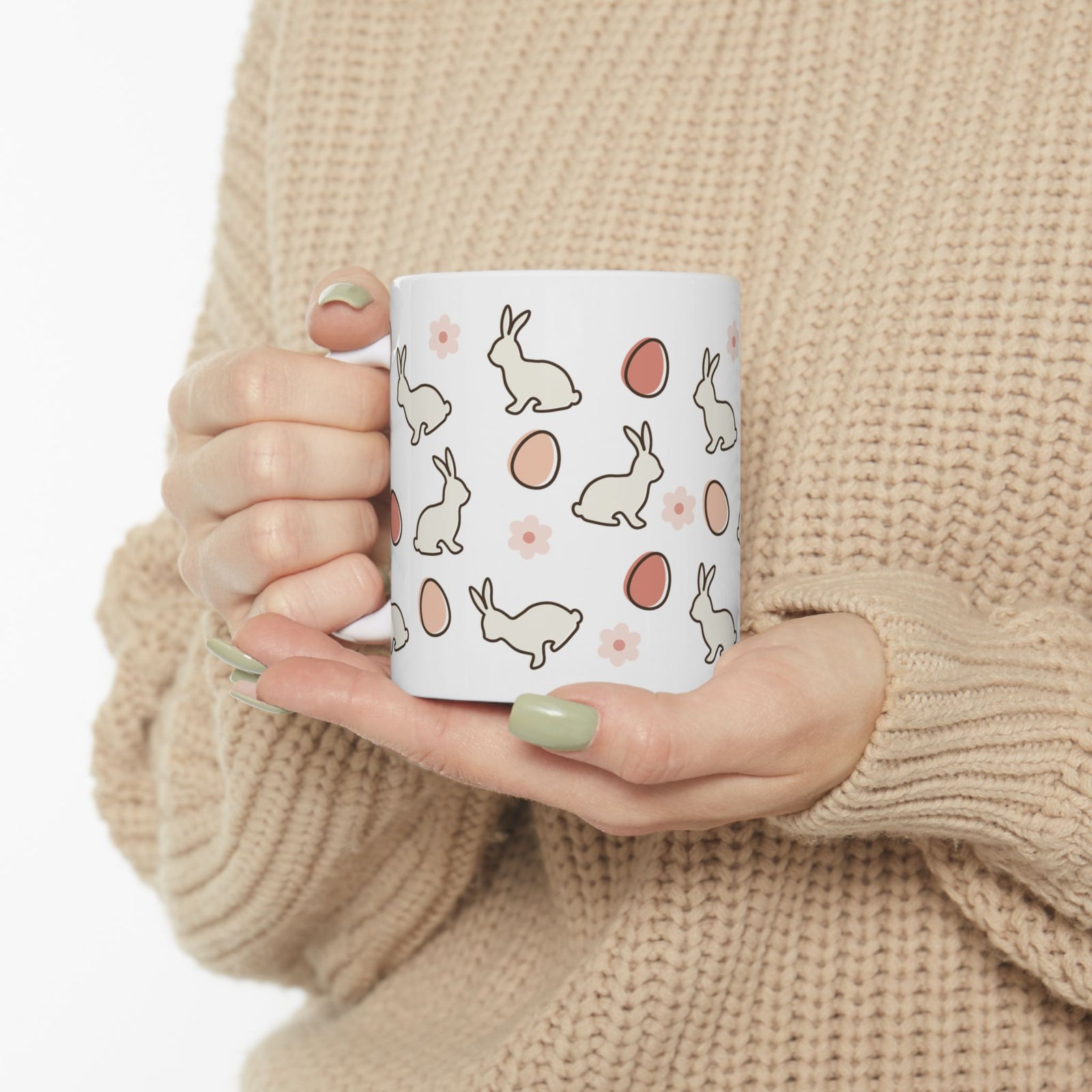 Sweet Bunny Cute Ceramic Mug Coffee Cup (11oz & 15oz)