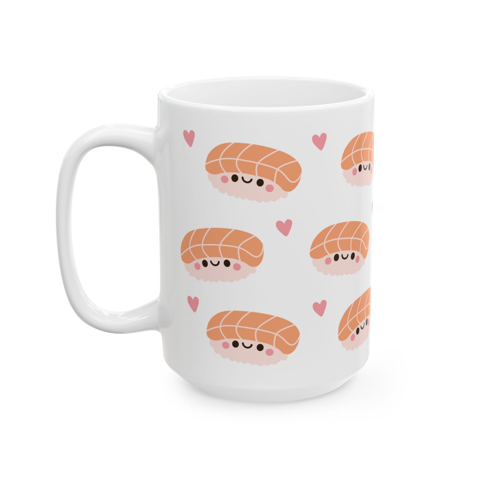 Kawaii Sushi Cute Ceramic Mug Coffee Cup (11oz & 15oz)