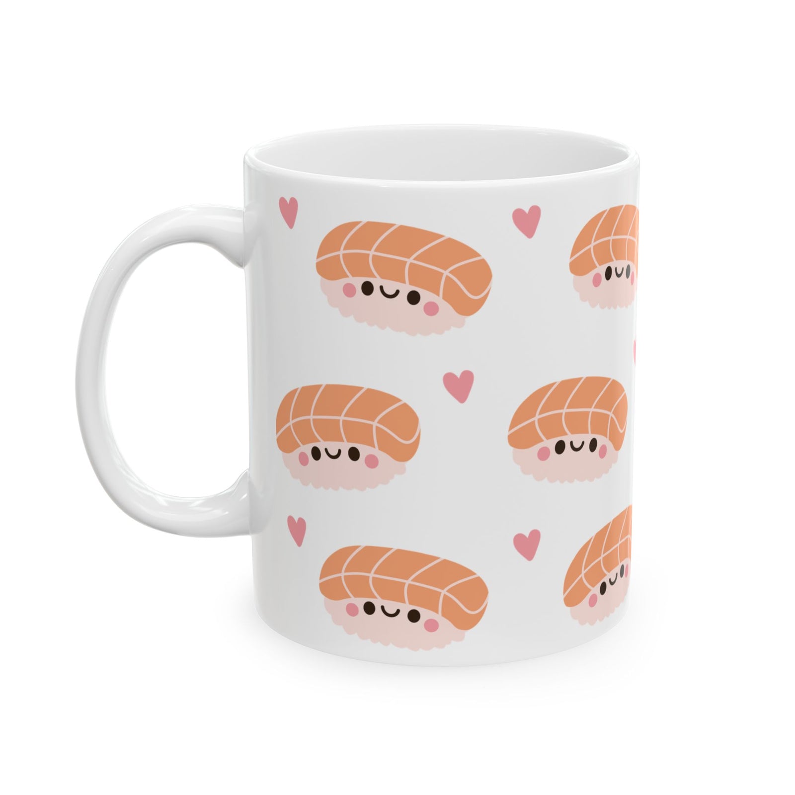 Kawaii Sushi Cute Ceramic Mug Coffee Cup (11oz & 15oz)