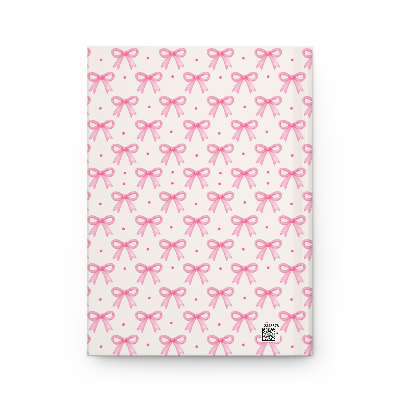 Chic Pink Coquette Bow Hardcover Journal - Perfect for Note-Taking and Journaling - Sydney So Sweet