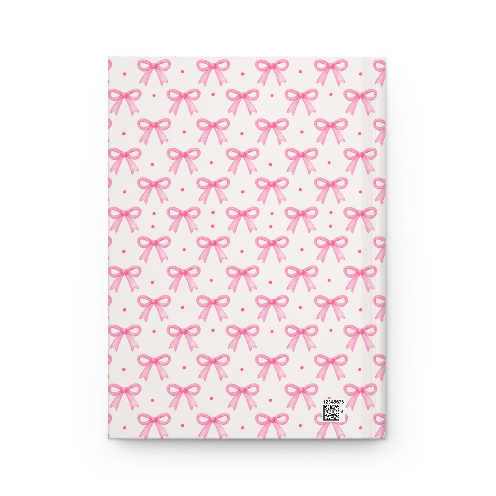 Chic Pink Coquette Bow Hardcover Journal - Perfect for Note-Taking and Journaling - Sydney So Sweet